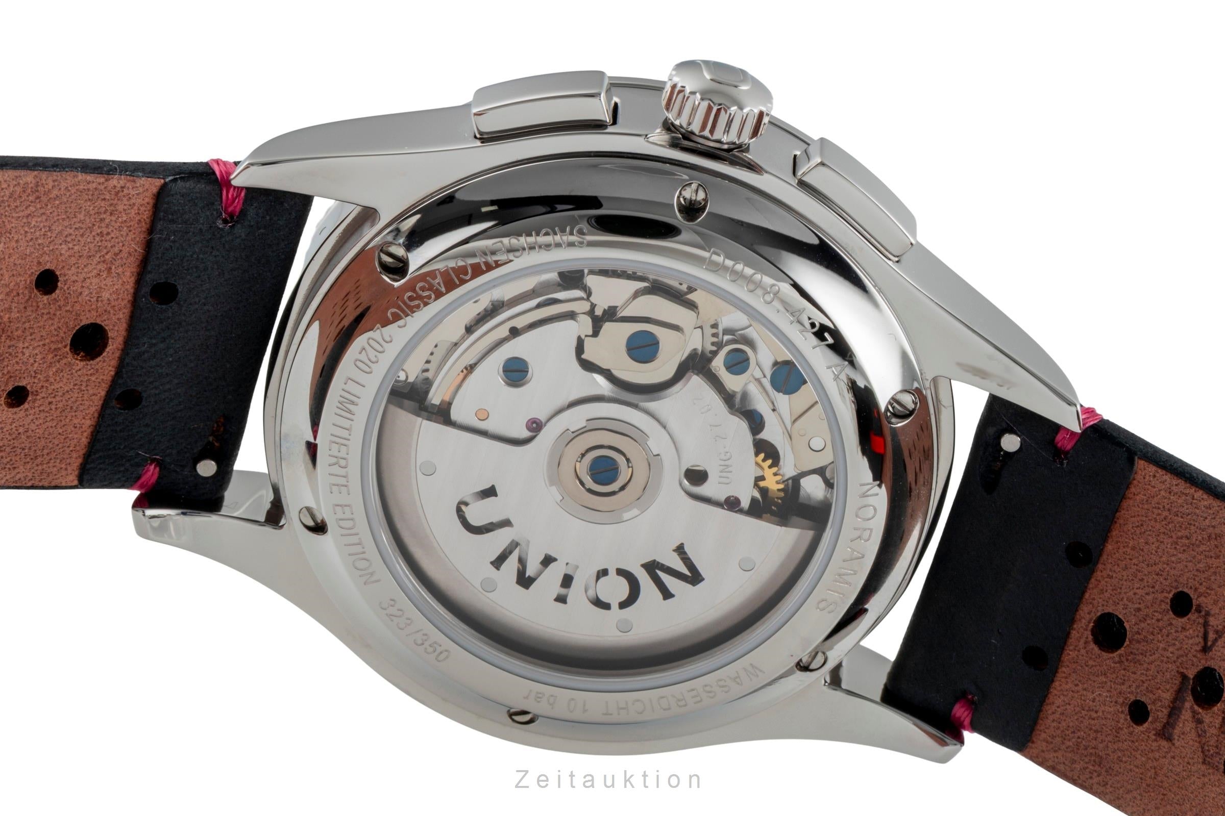 Union Glashütte Noramis chronographe acier automatique montre pour hommes D008.427.16.421.09 Limited  [2506211]