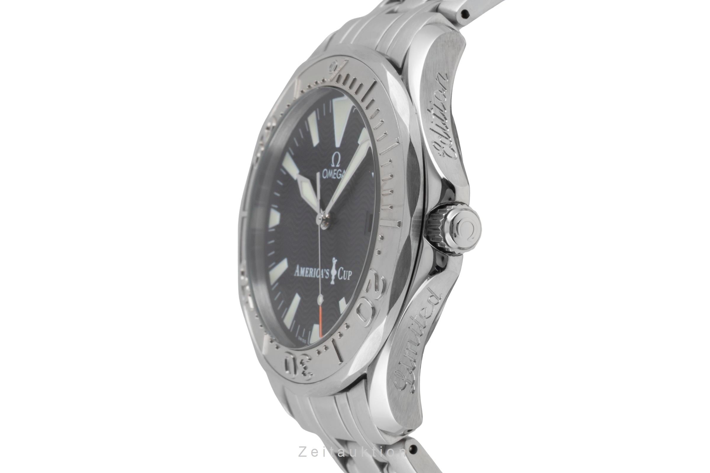 Omega Seamaster steel / white gold automatic men's watch 2533.50.00 Limited  [2506213]