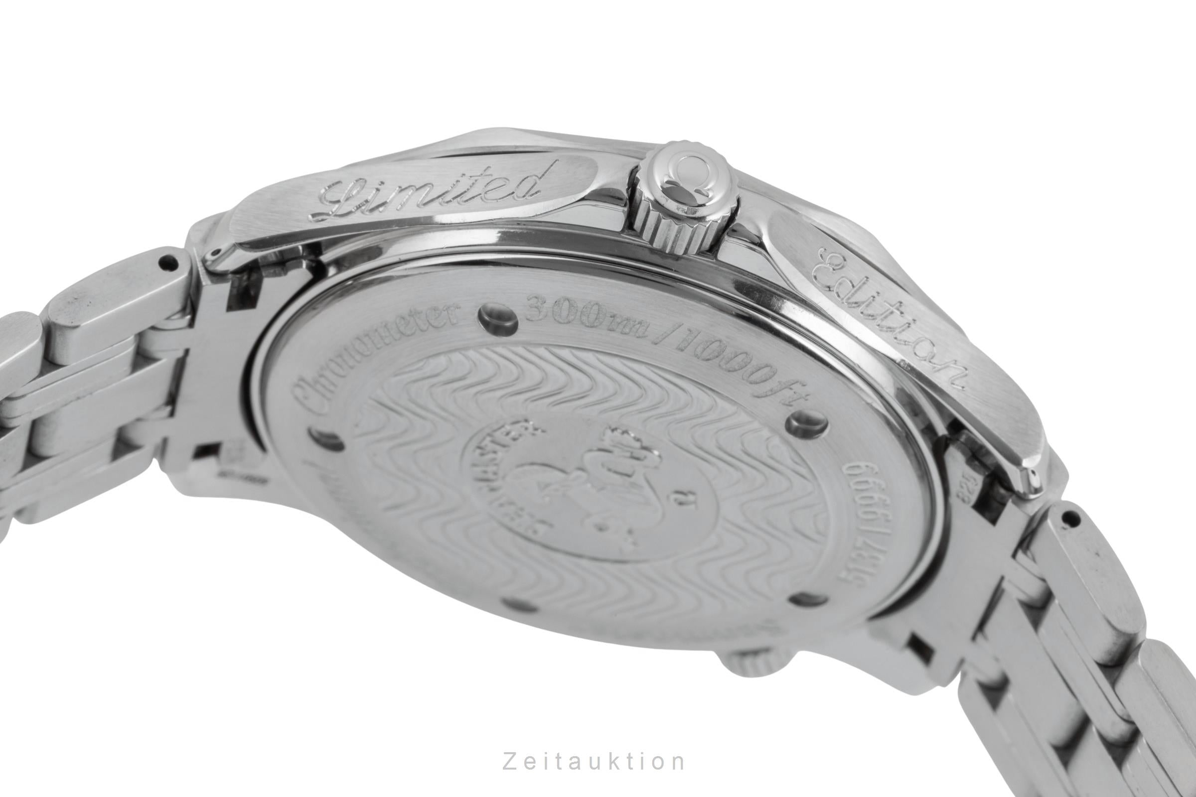 Omega Seamaster steel / white gold automatic men's watch 2533.50.00 Limited  [2506213]