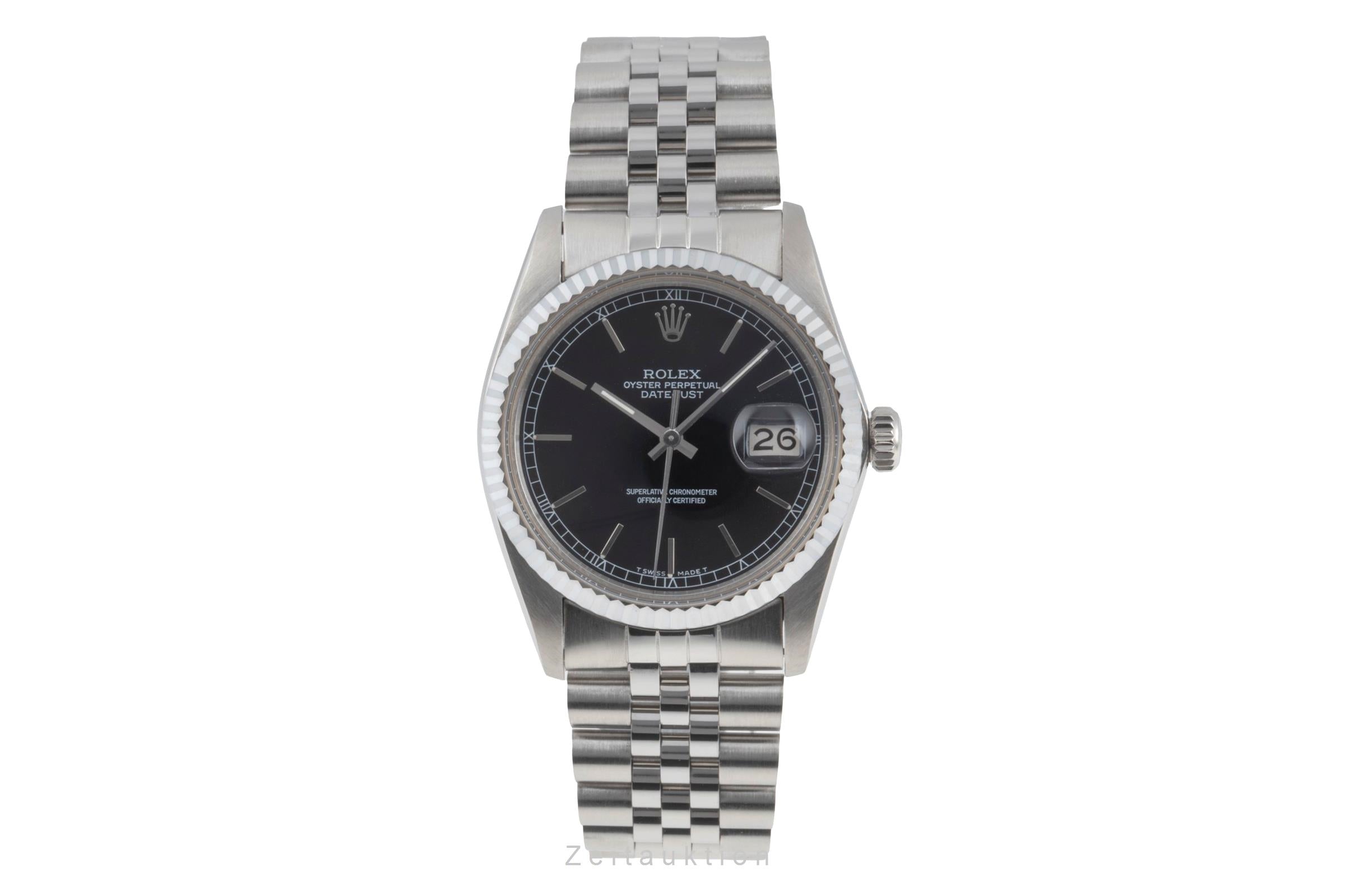 Rolex Datejust steel / white gold automatic men's watch 16014 Vintage  [2506214]