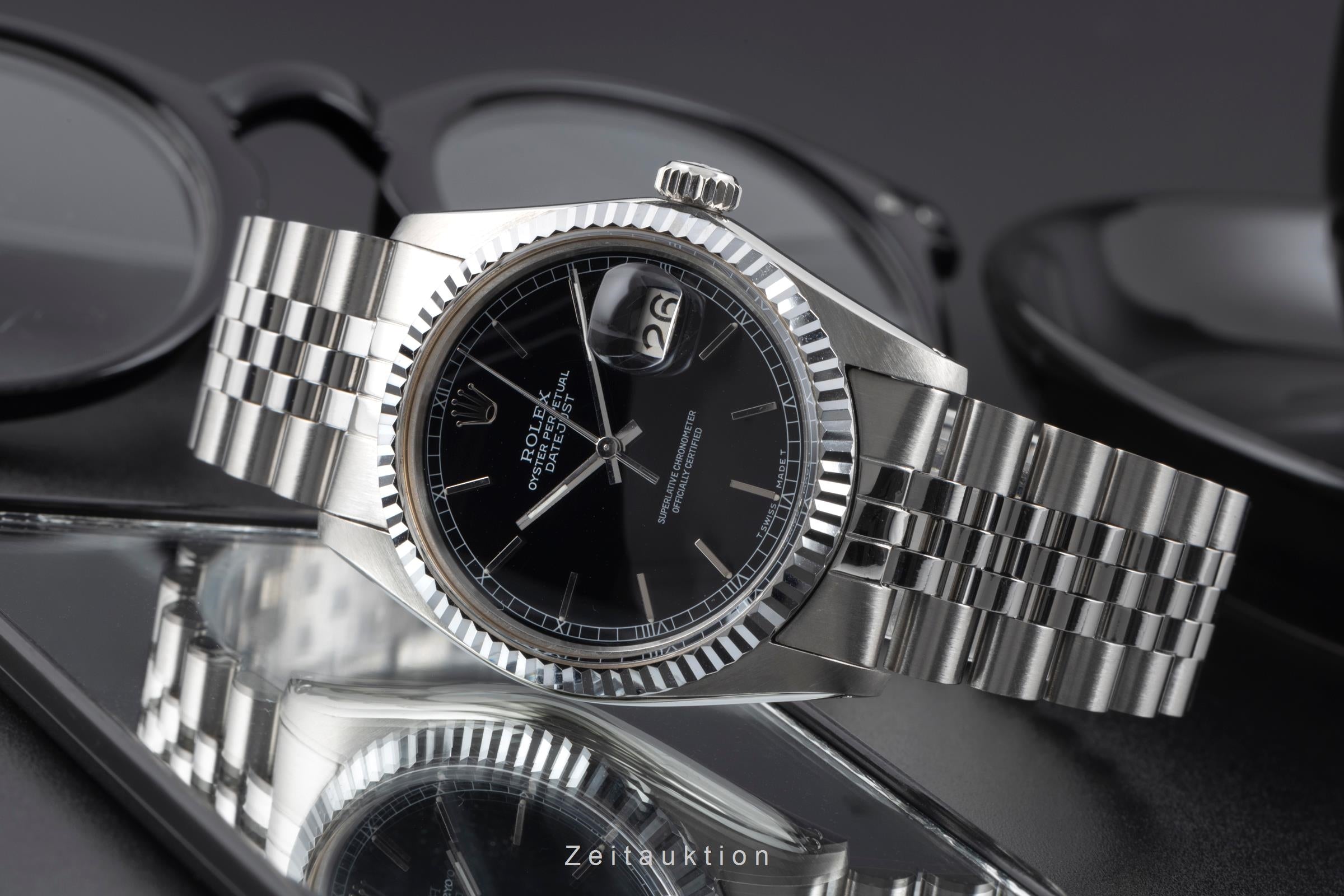 Rolex Datejust steel / white gold automatic men's watch 16014 Vintage  [2506214]