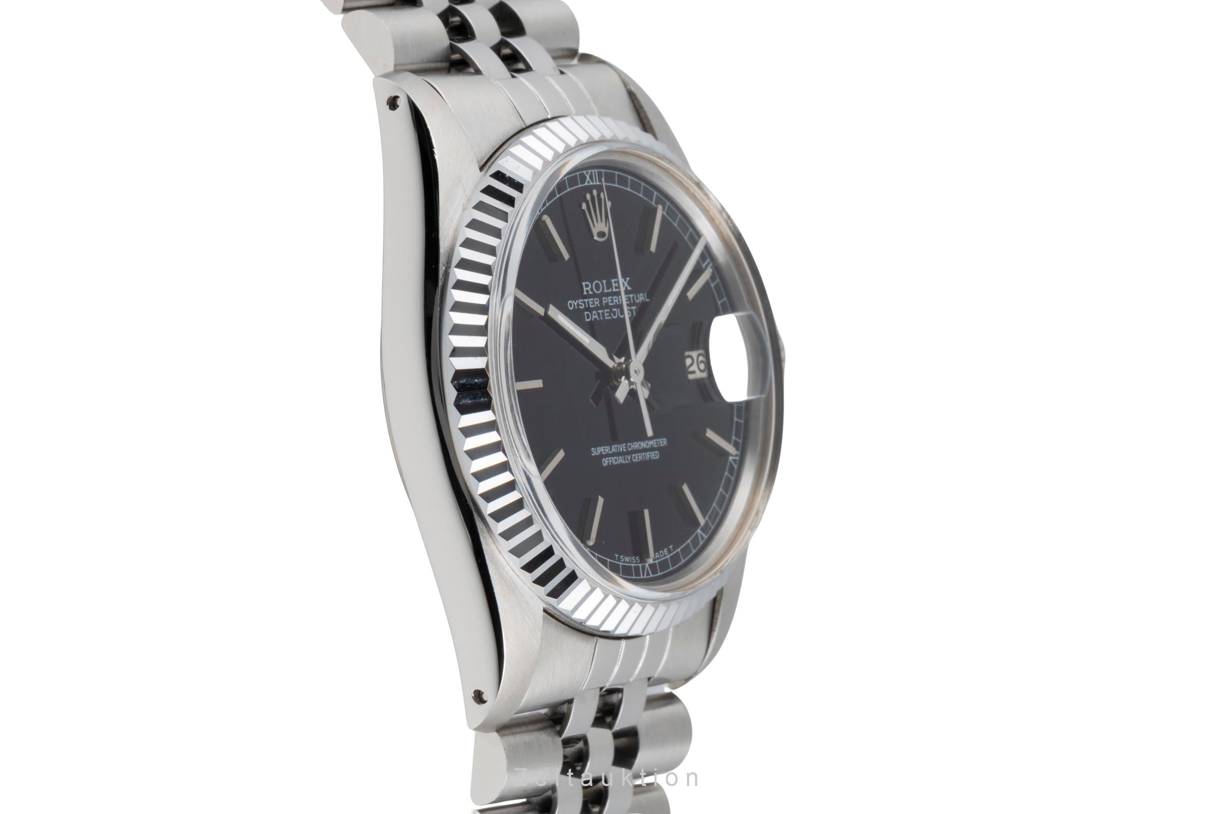 Rolex Datejust steel / white gold automatic men's watch 16014 Vintage  [2506214]