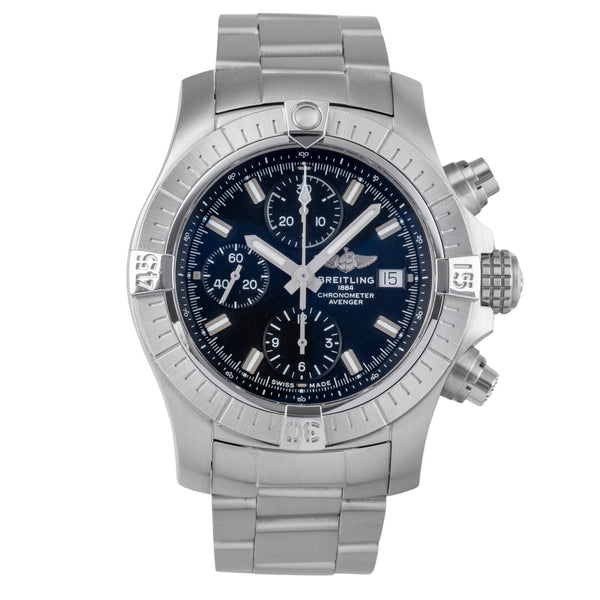 Breitling Avenger chronographe acier automatique montre pour hommes A13385 LP: 7200EUR  [2506217]