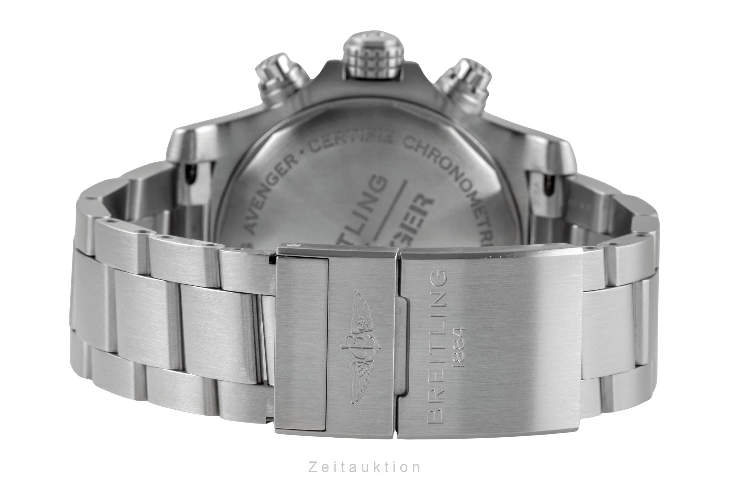 Breitling Avenger chronographe acier automatique montre pour hommes A13385 LP: 7200EUR  [2506217]