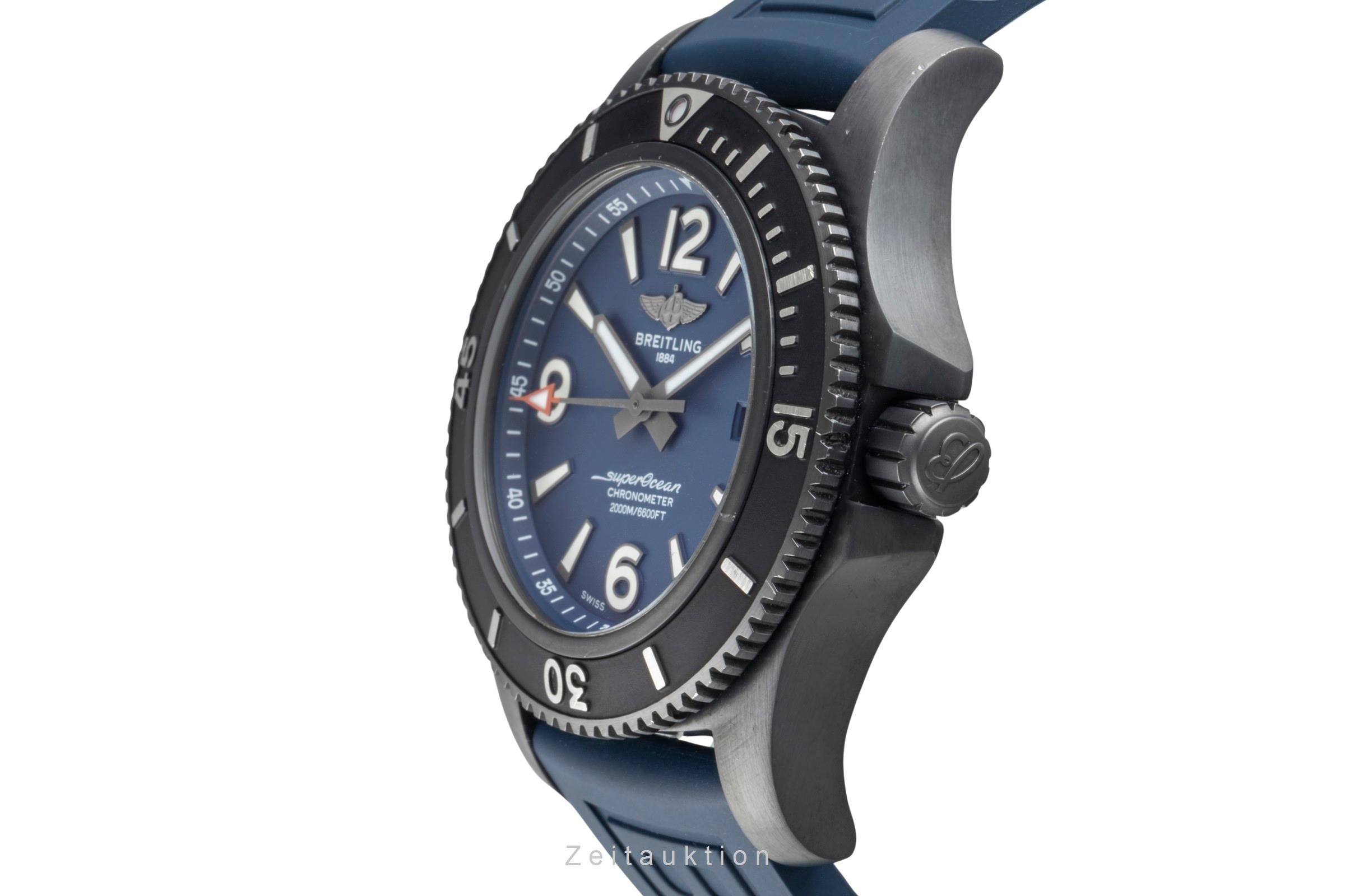 Breitling Superocean Automatik 46 Black Steel Herrenuhr Ref. M17368B71B1S1 B&P [2506218]