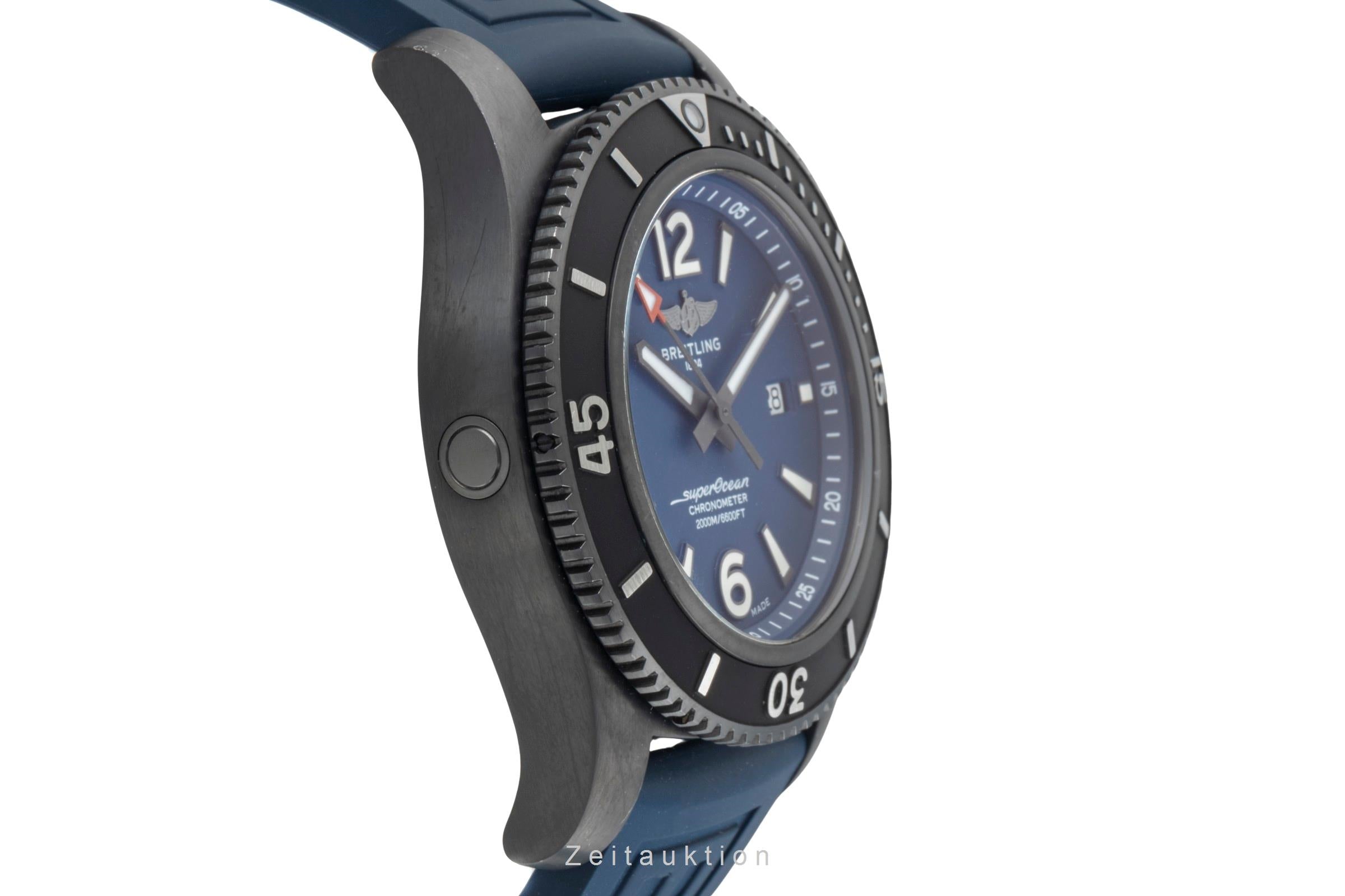 Breitling Superocean Automatik 46 Black Steel Herrenuhr Ref. M17368B71B1S1 B&P [2506218]