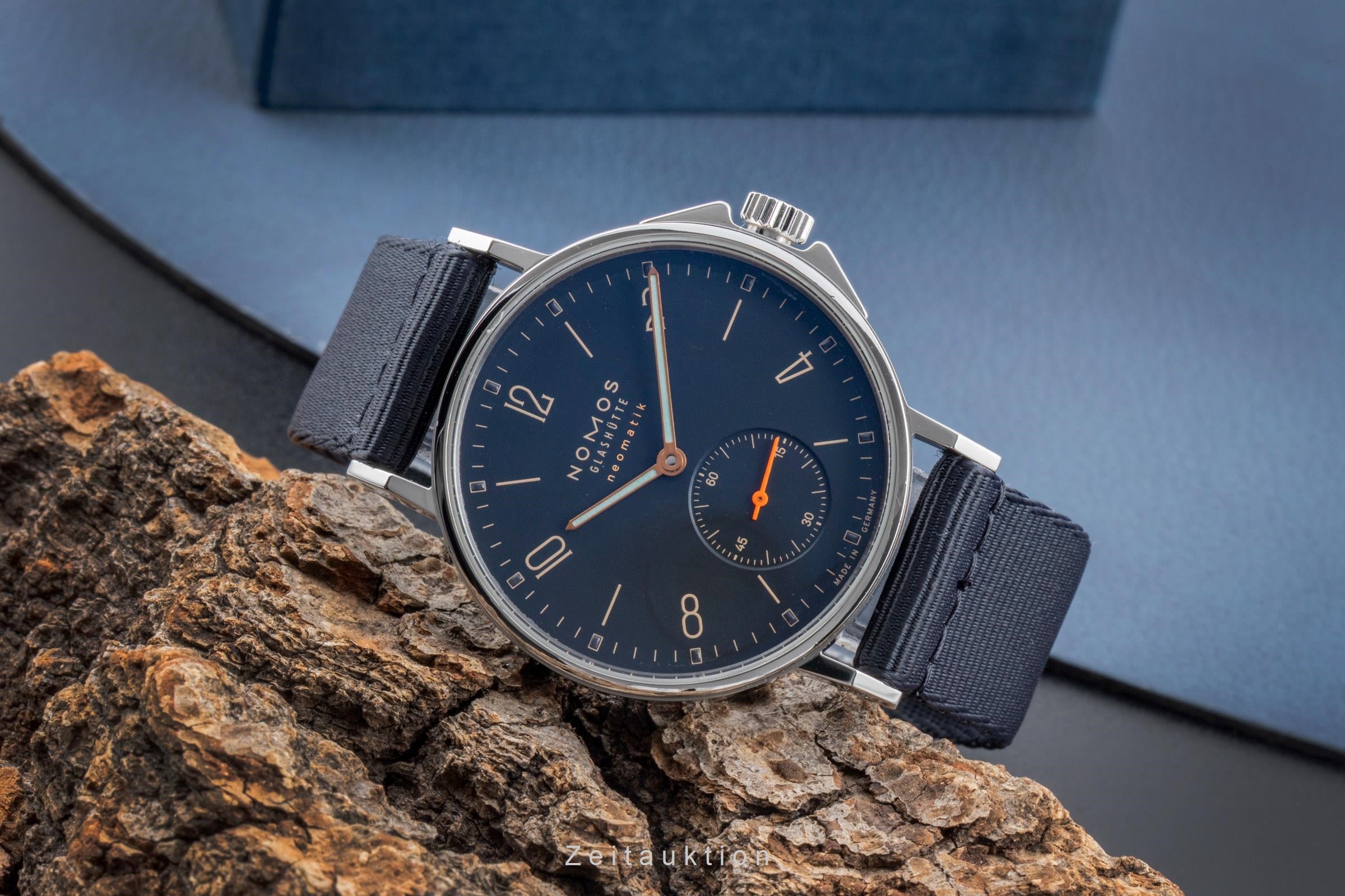 Nomos Ahoi acier automatique montre pour hommes 566 LP: 3620EUR  [2506220]