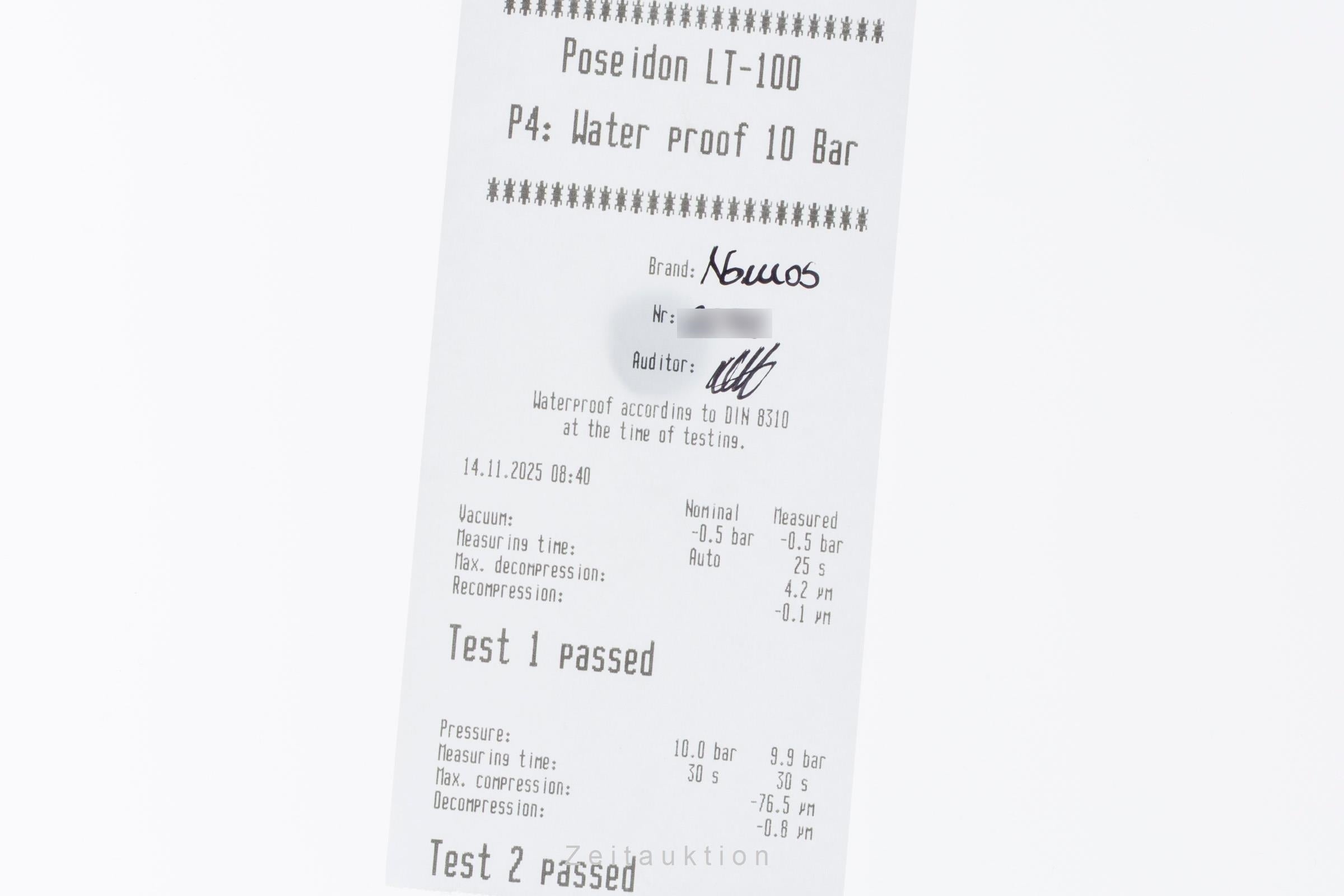 Nomos Ahoi acier automatique montre pour hommes 566 LP: 3620EUR  [2506220]