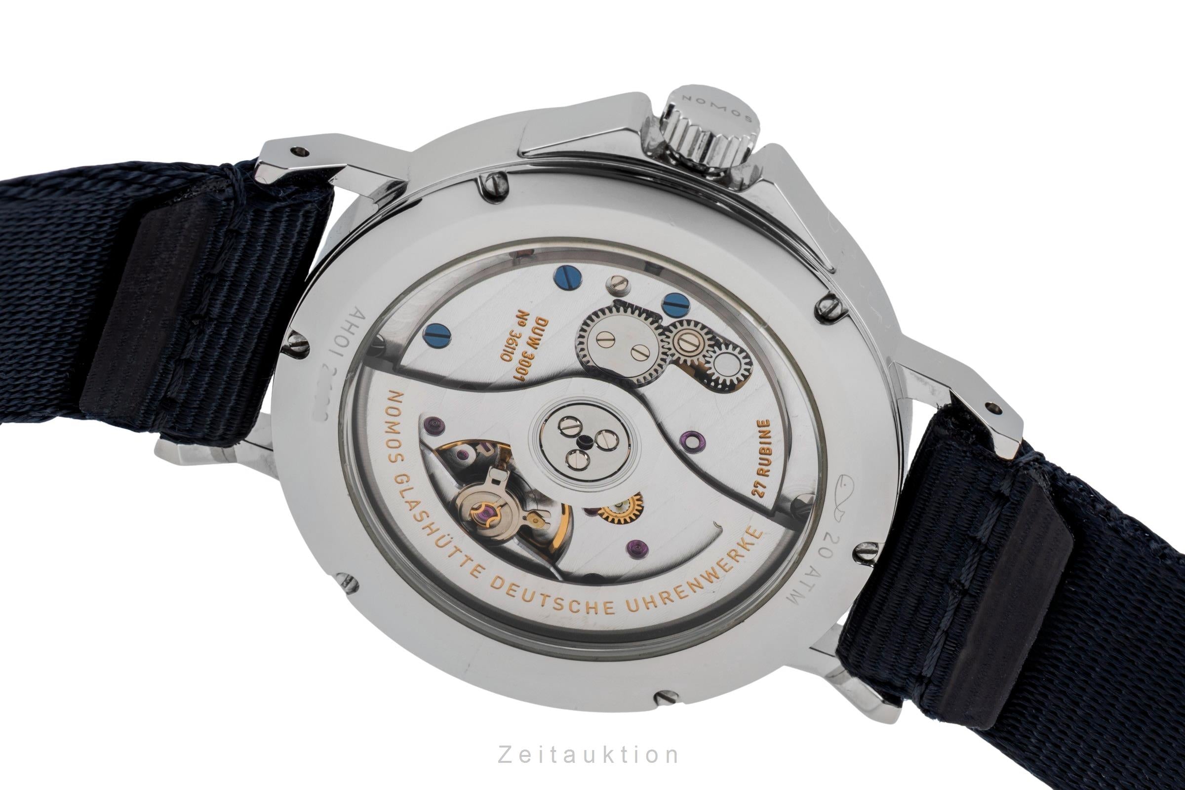 Nomos Ahoi acier automatique montre pour hommes 566 LP: 3620EUR  [2506220]