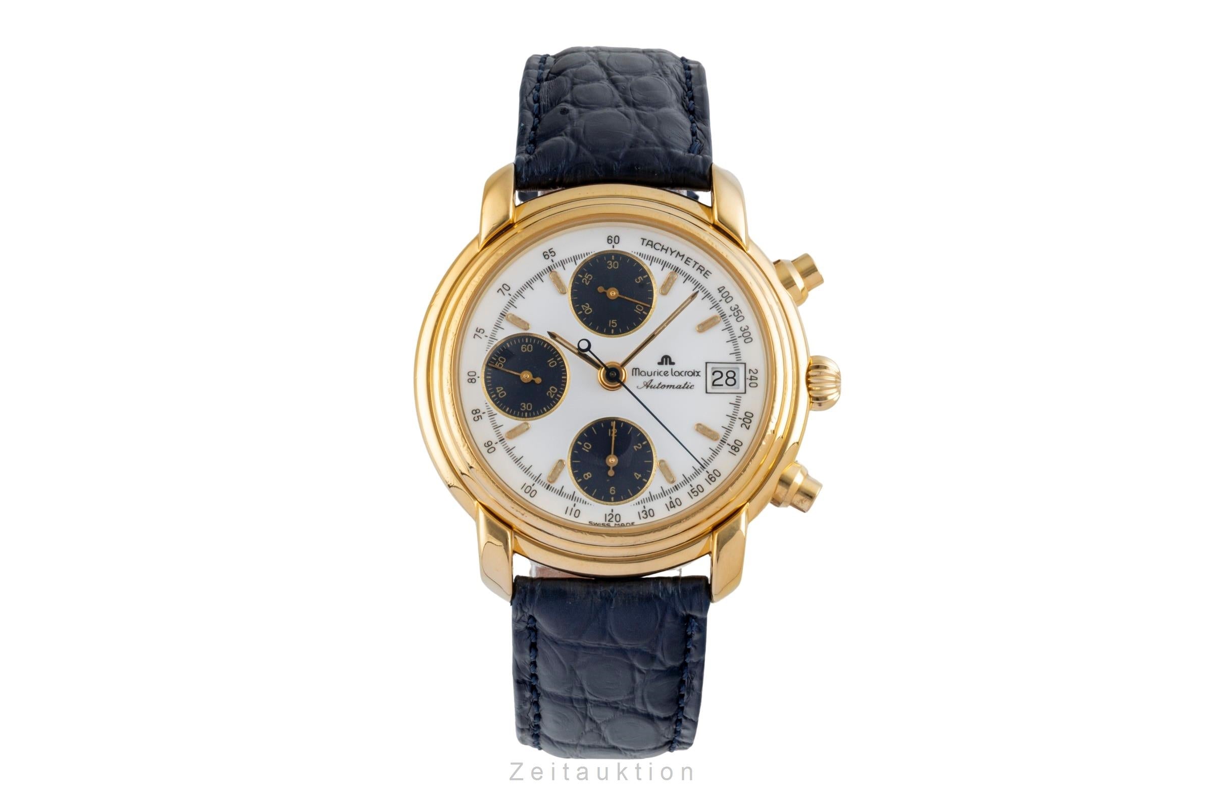 Maurice Lacroix Croneo chronograph gilt-brass automatic Ref. 03274