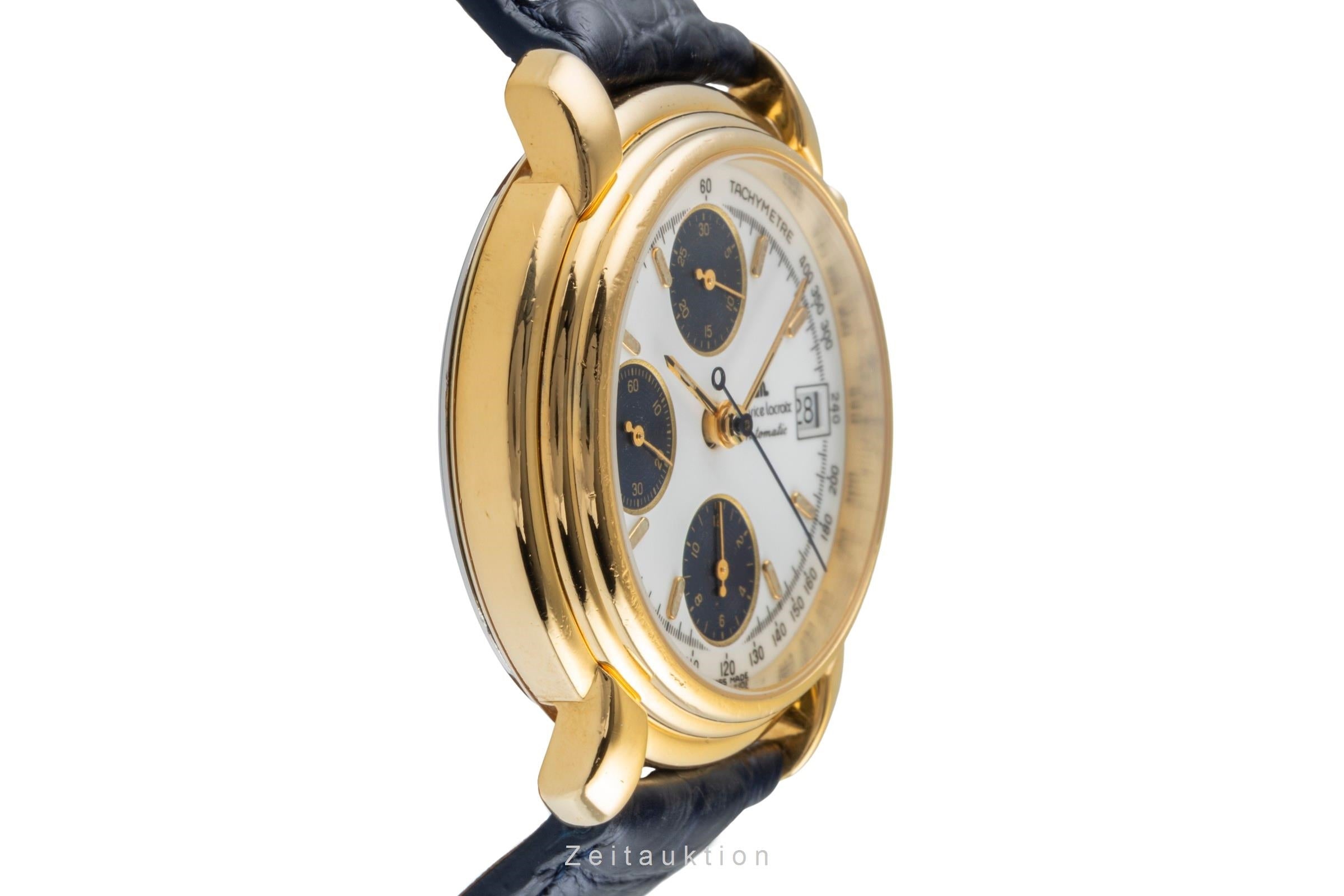 Maurice Lacroix 自動巻き時計 クロノグラフ Maurice Lacroix Croneo chronograph gilt-brass automatic Ref. 03274