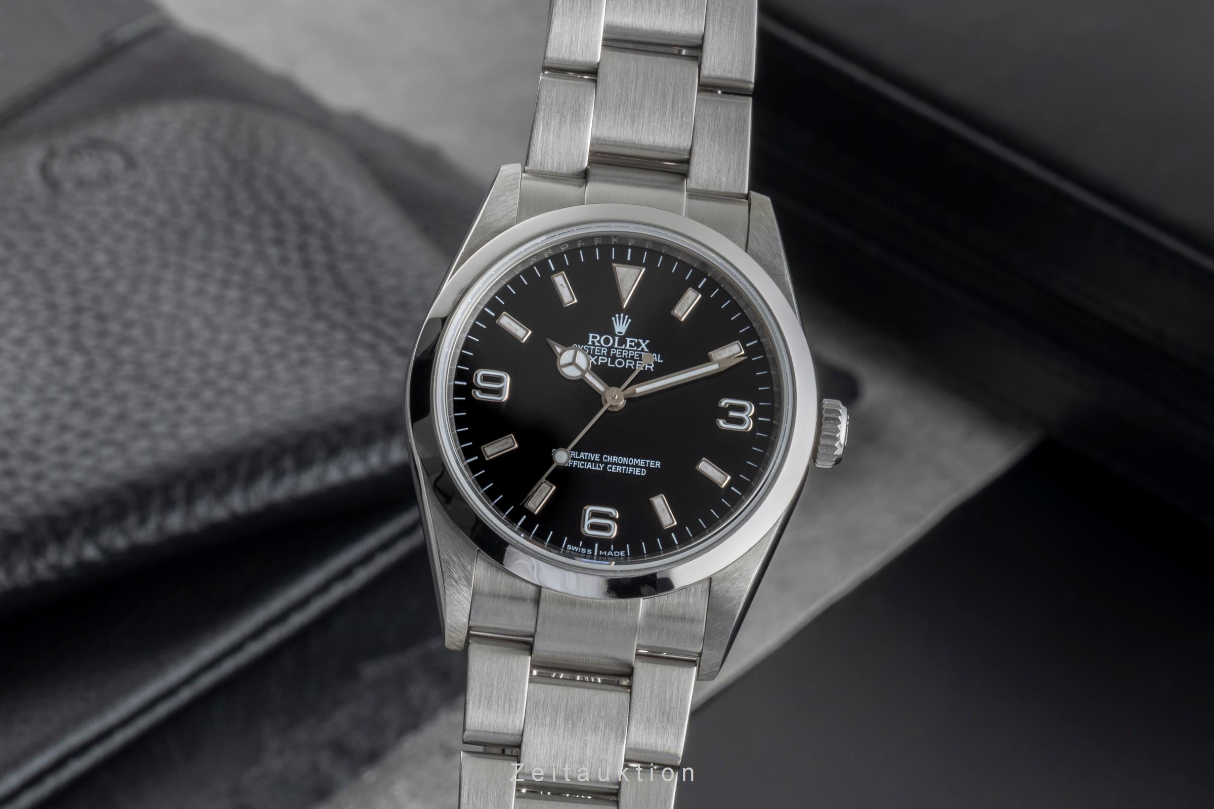 Rolex Explorer acero automático reloj para caballeros 114270  [2506227]