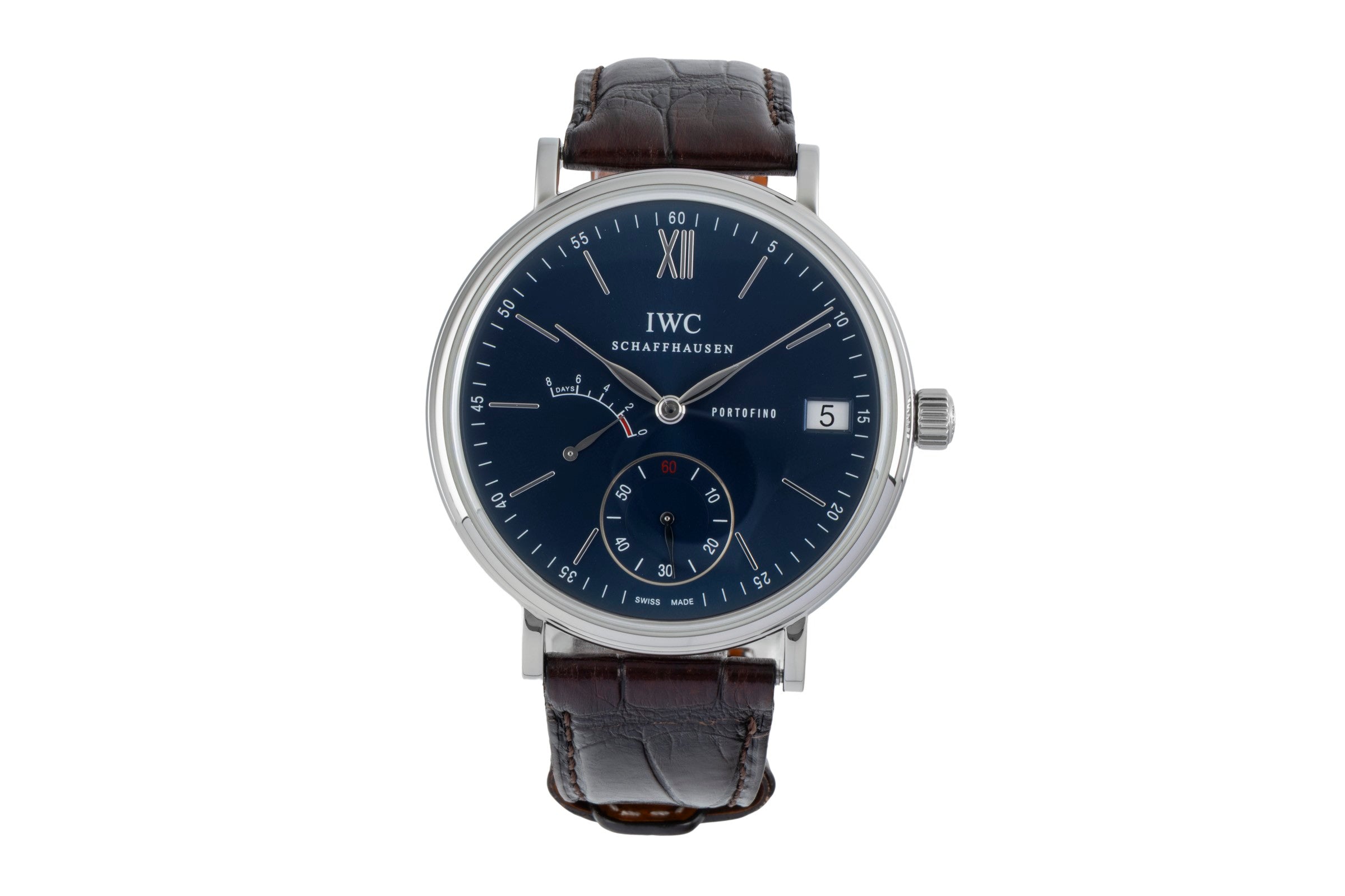 IWC Portofino acero cuerda manual reloj para caballeros IW510106  [2506230]