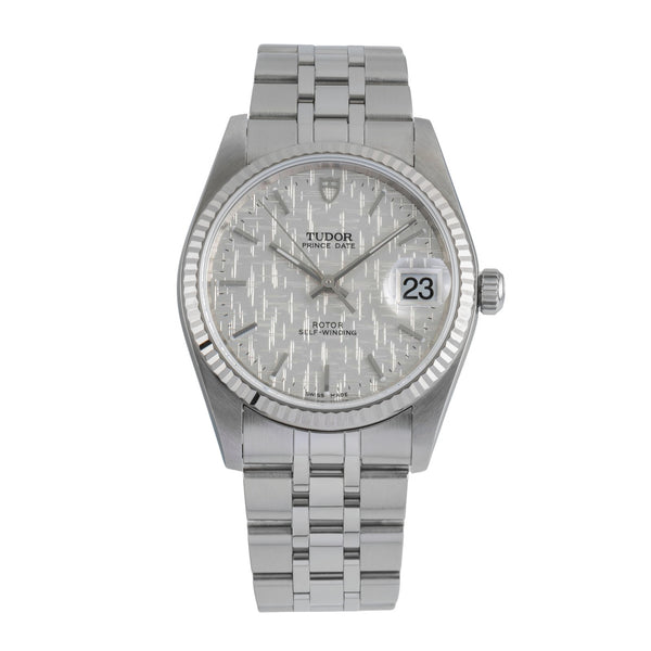 Tudor Prince Date acier / or blanc automatique montre pour hommes 74034  [2506235]