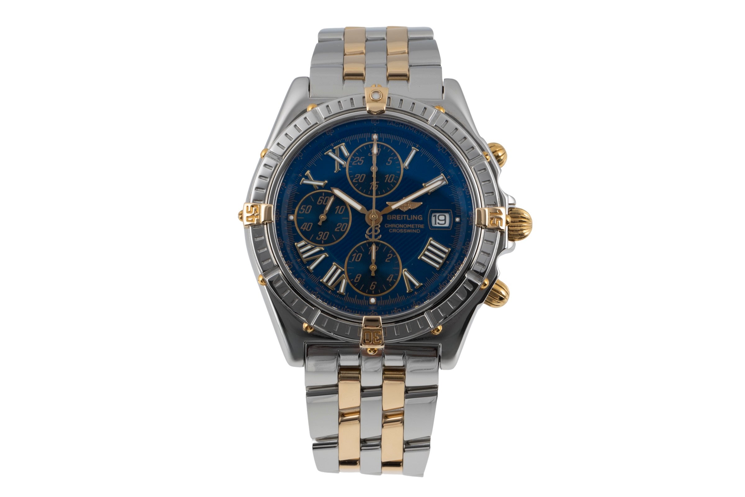 Breitling Crosswind chronographe acier / or  automatique montre pour hommes B13355  [2506237]