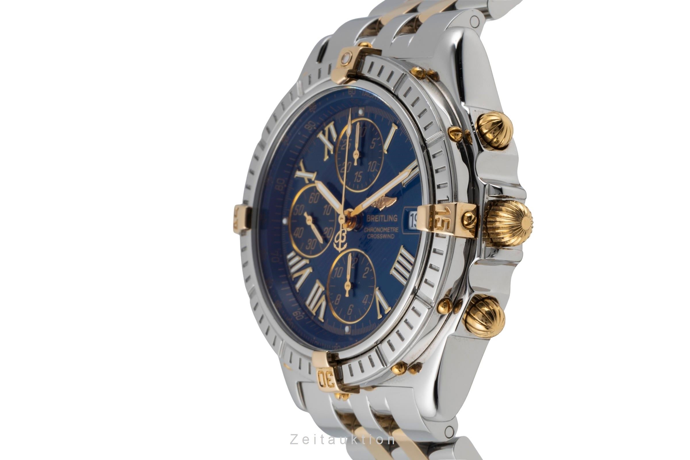 Breitling Crosswind chronographe acier / or  automatique montre pour hommes B13355  [2506237]