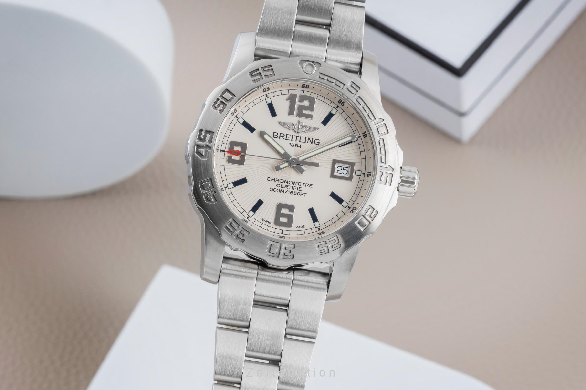 Breitling Colt steel quartz men's watch A7438710/G743  [2506239]