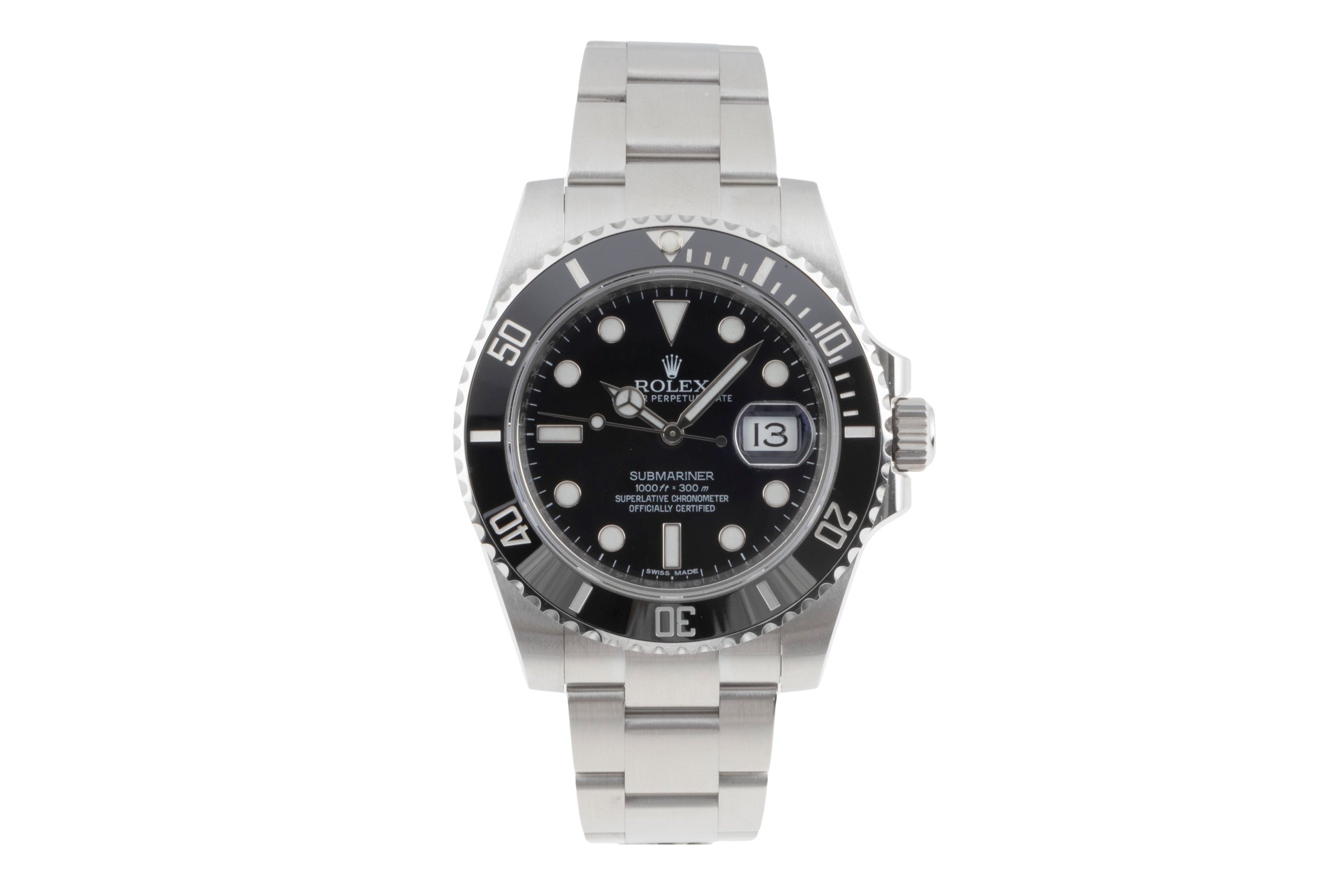 Rolex Submariner acier automatique montre pour hommes 116610LN  [2506240]