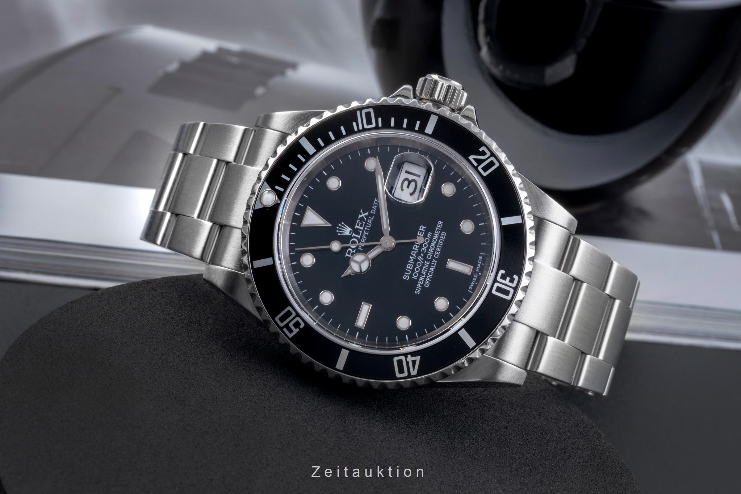 Rolex Submariner acier automatique montre pour hommes 16610 T  [2506241]