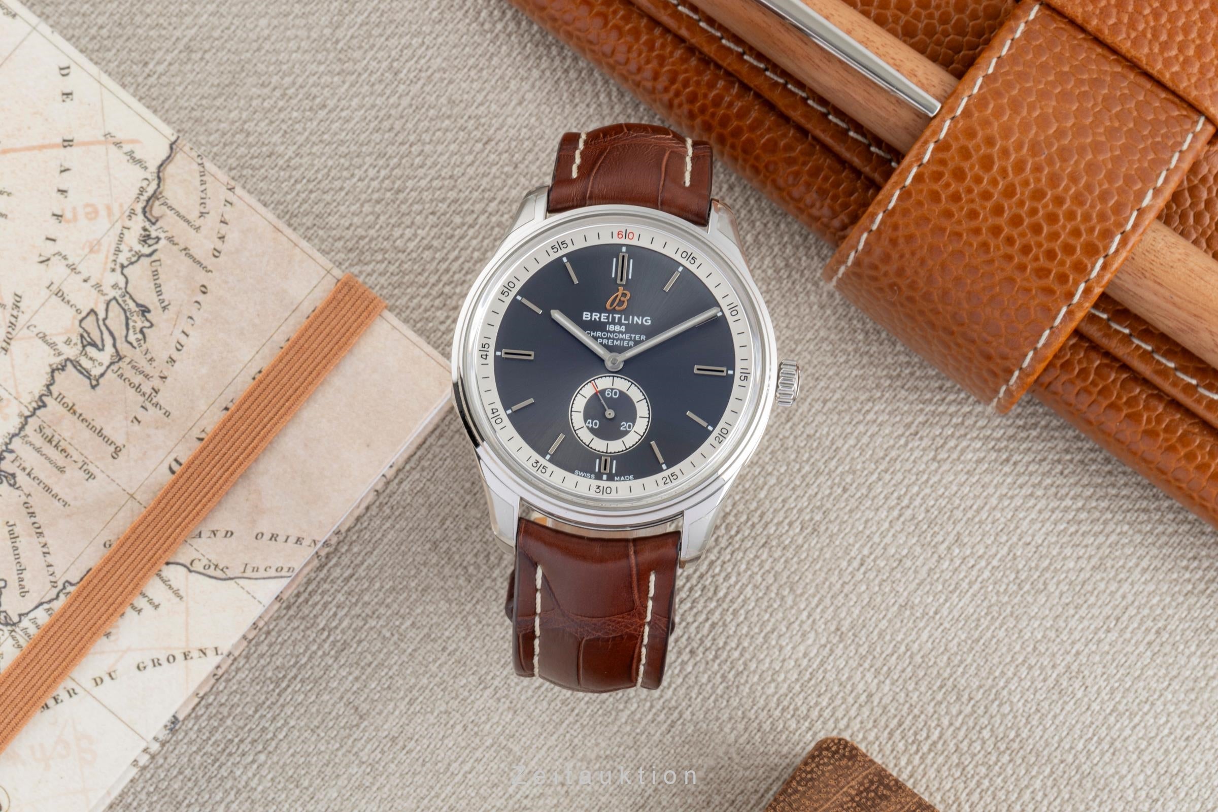 Breitling Premier Stahl Automatik Herrenuhr Ref A37340351B1P1 B&P NP: 5150,- € [2506242]