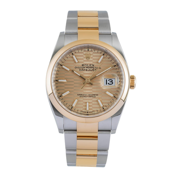 Rolex Datejust acier / or  automatique montre pour hommes 126203  [2506243]