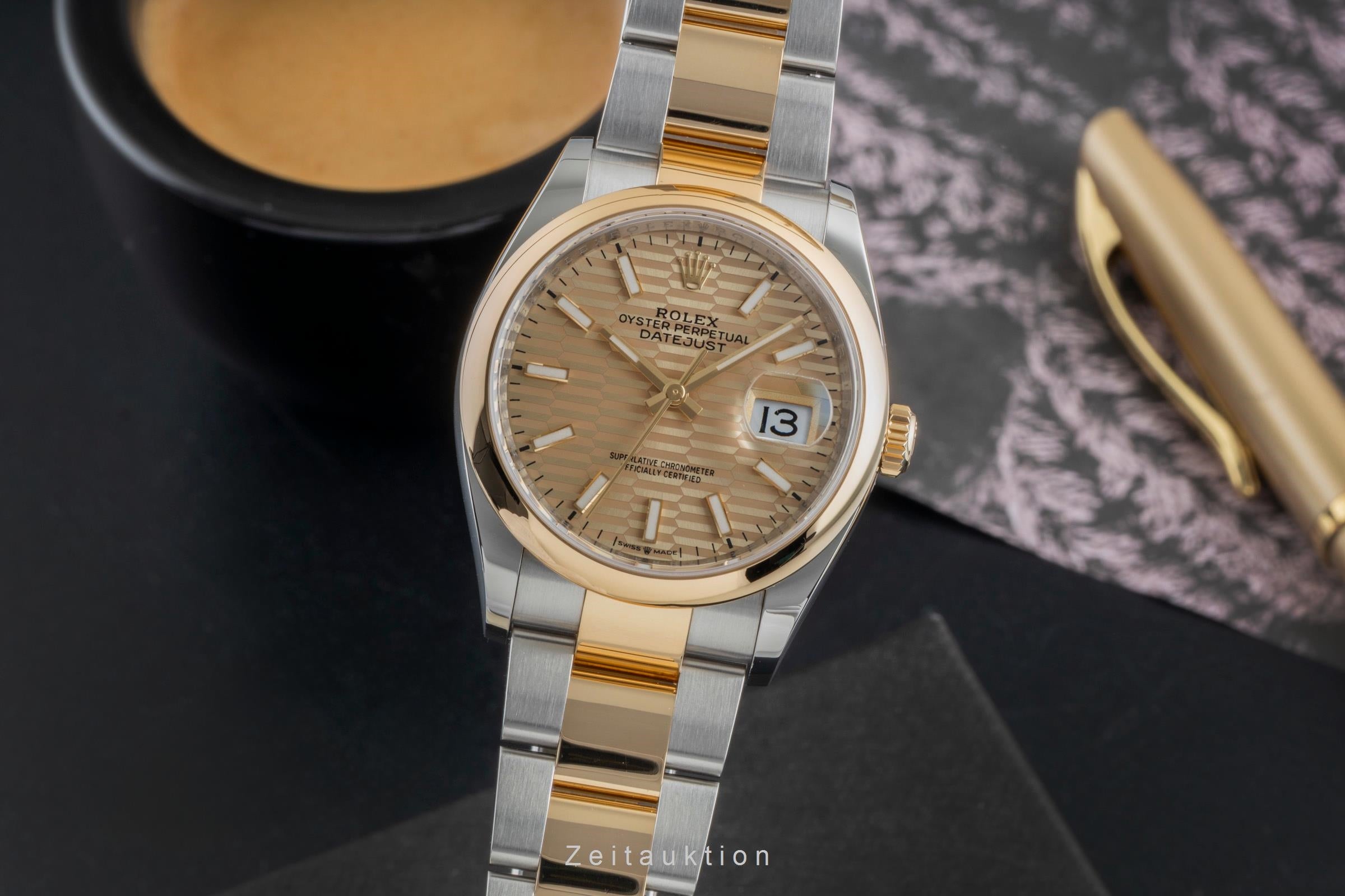 Rolex Datejust steel / gold automatic men's watch 126203  [2506243]