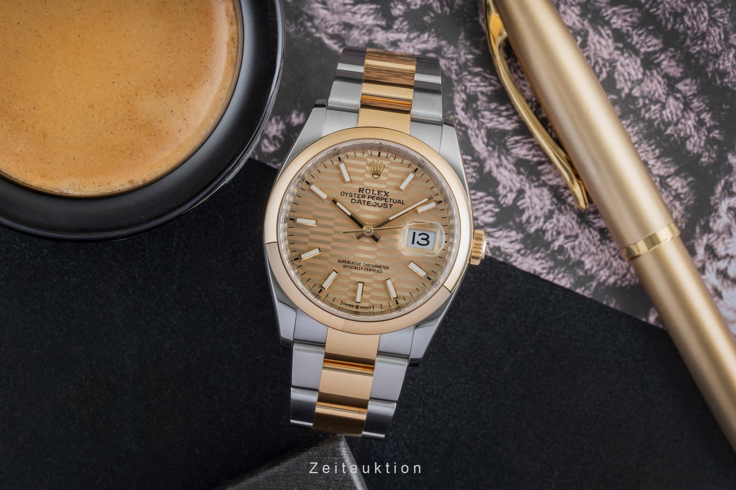 Rolex Datejust acier / or  automatique montre pour hommes 126203  [2506243]