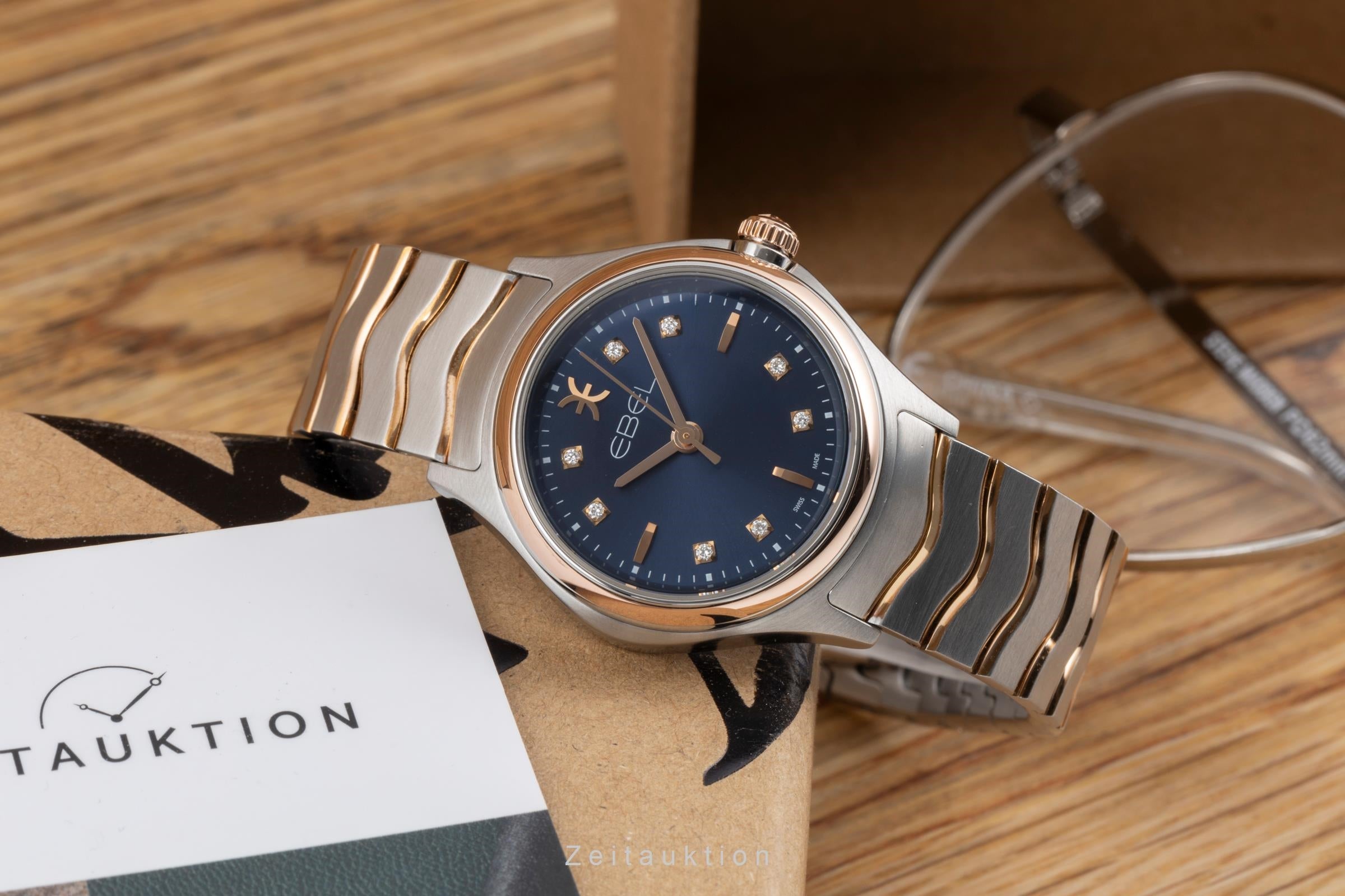 Ebel Classic Wave acero / oro cuarzo reloj para damas  03.1.15.1051 LP: 3600EUR  [2506245]