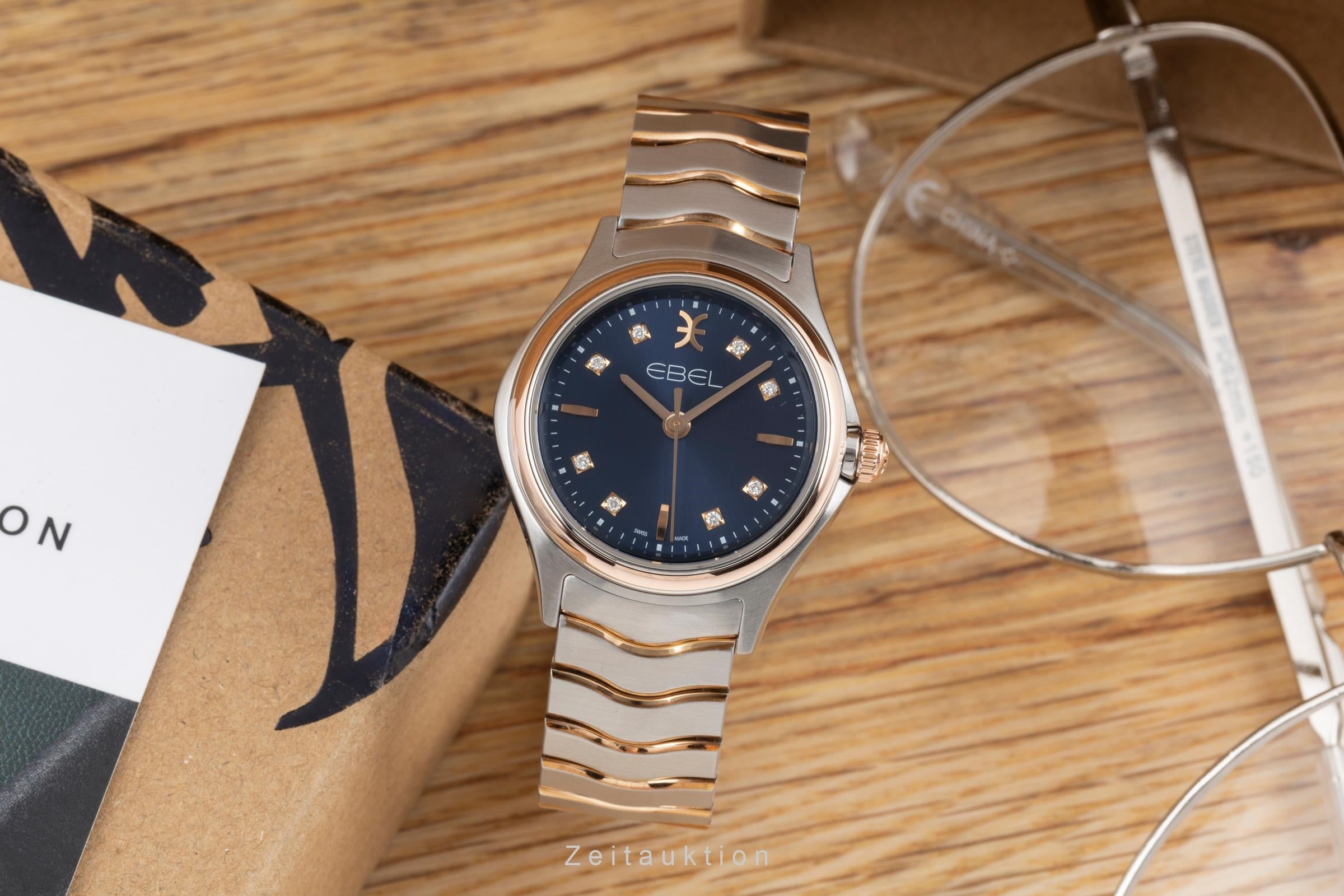 Ebel Classic Wave steel / gold quartz Ref. 03.1.15.1051 | 2506245