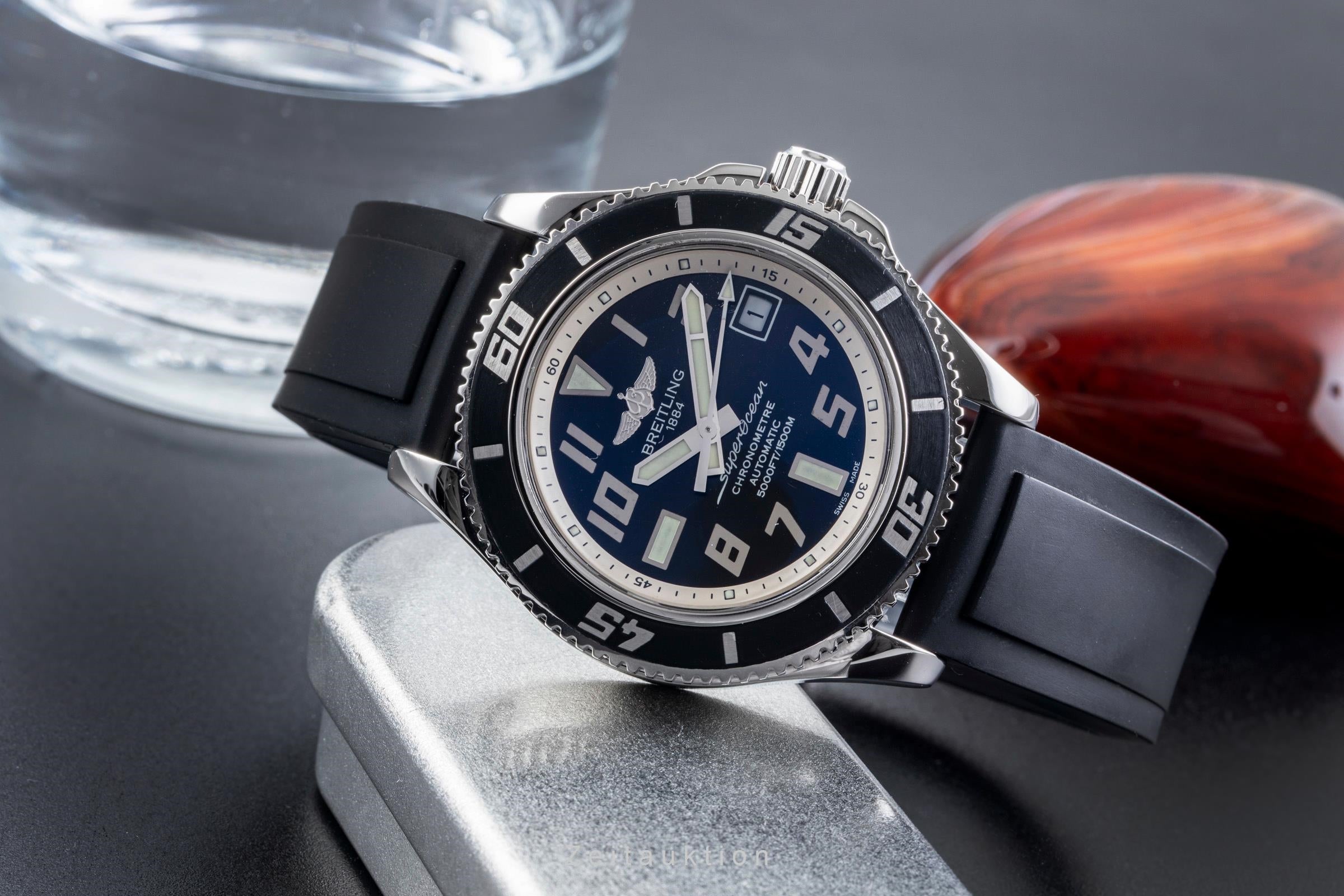 Breitling Superocean 42 Black Dial Edelstahl Automatik Herrenuhr Ref. A17364  [2506246]