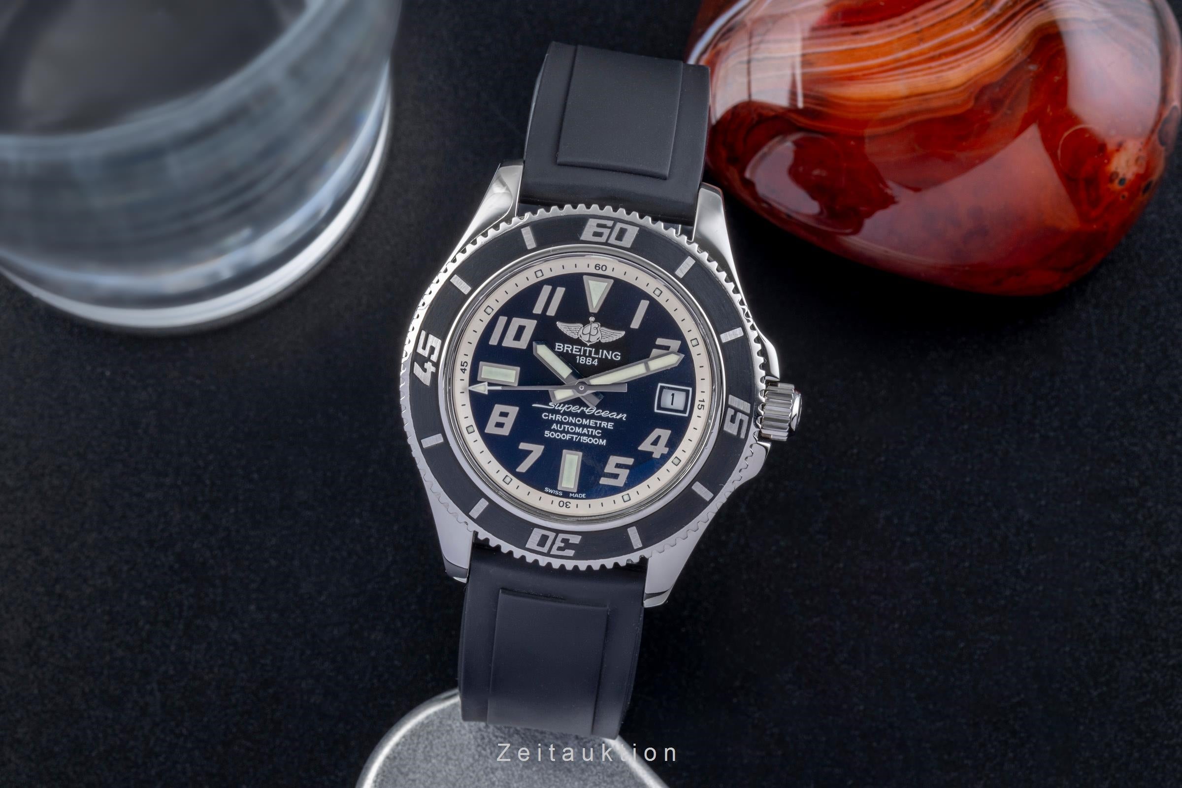 Breitling Superocean 42 Black Dial Edelstahl Automatik Herrenuhr Ref. A17364  [2506246]