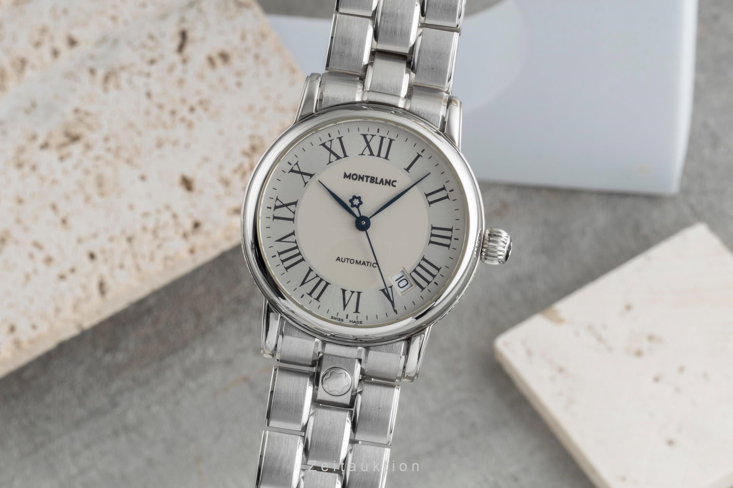 Montblanc Meisterstück Star Date 36mm Edelstahl Automatik Herrenuhr Ref. 7042 [2506247]