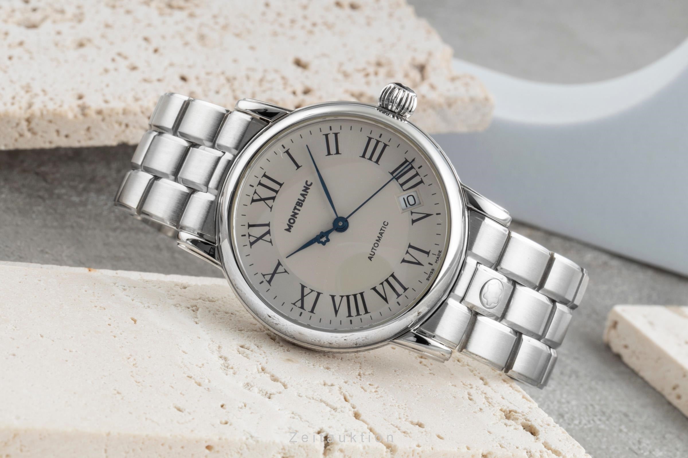 Montblanc Meisterstück Star Date 36mm Edelstahl Automatik Herrenuhr Ref. 7042 [2506247]