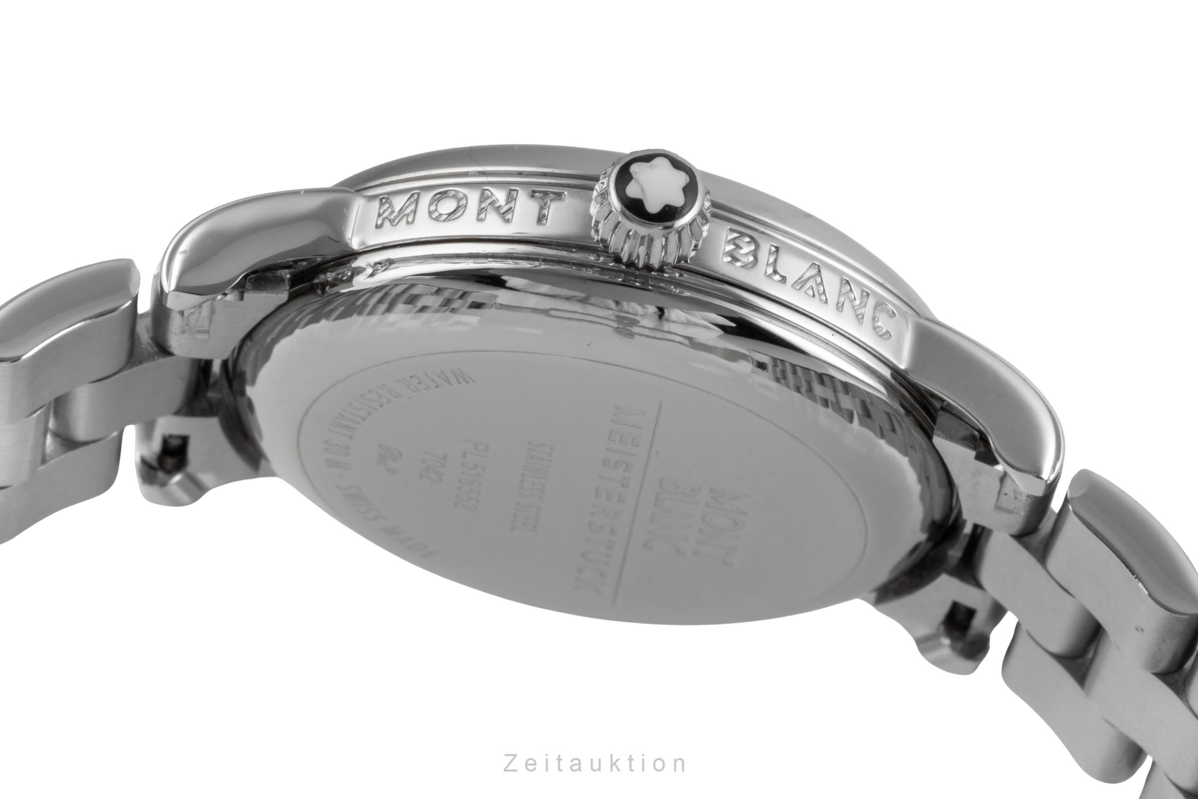 Montblanc Meisterstück Star Date 36mm Edelstahl Automatik Herrenuhr Ref. 7042 [2506247]