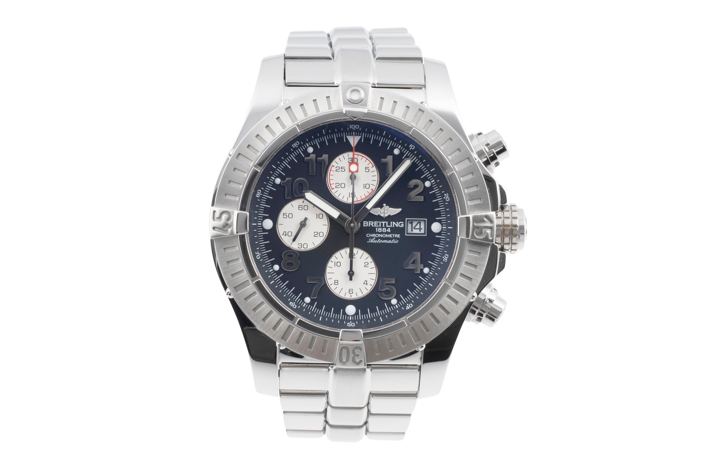Breitling Super Avenger chronograph steel automatic men's watch A13370  [2506254]