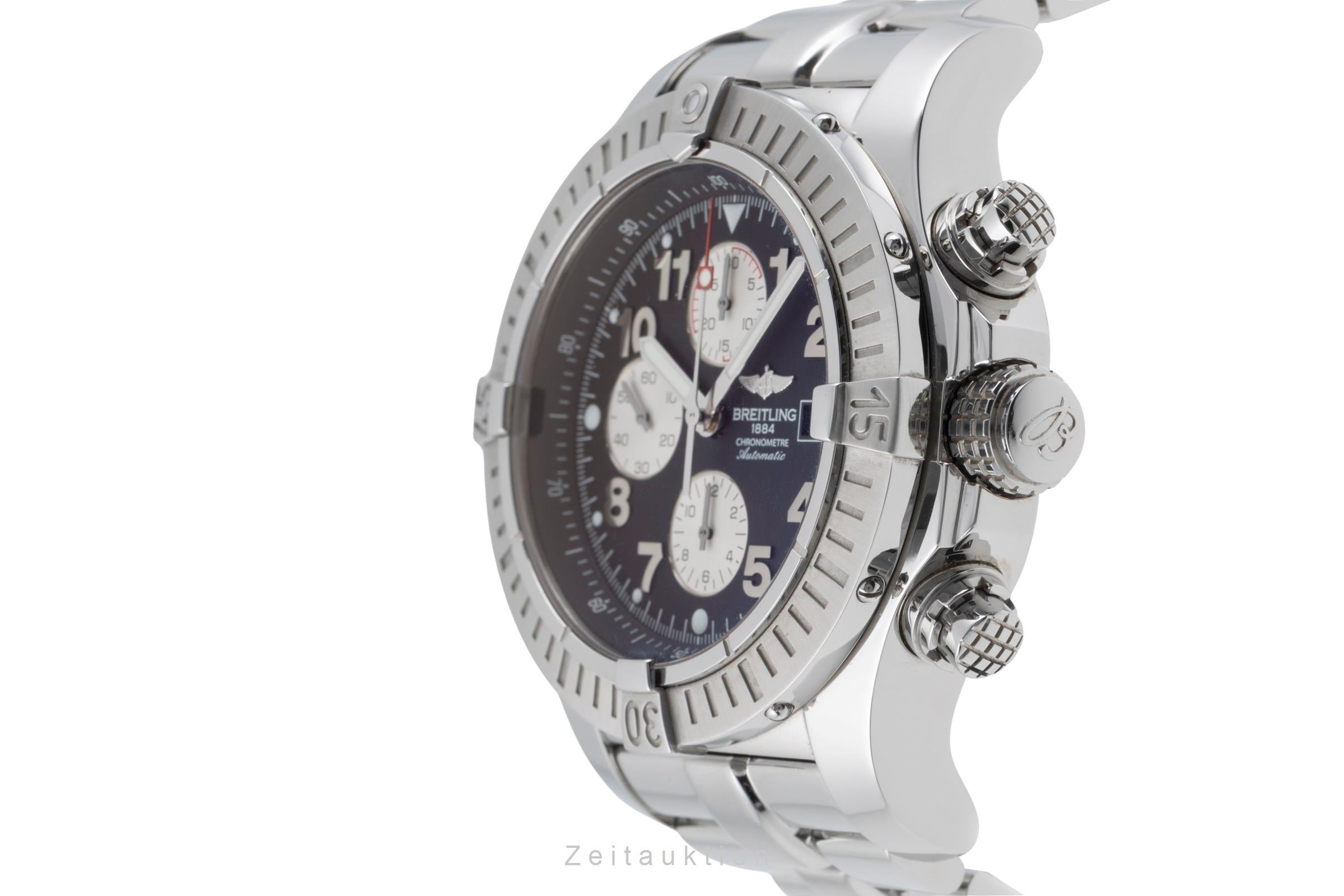 Breitling Super Avenger chronographe acier automatique montre pour hommes A13370  [2506254]