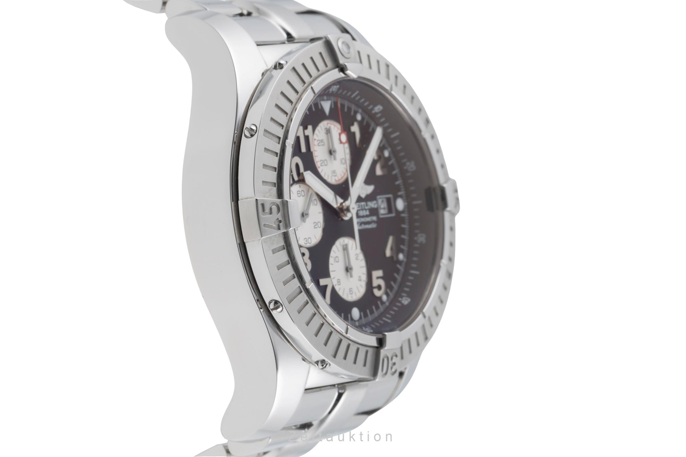 Breitling Super Avenger chronographe acier automatique montre pour hommes A13370  [2506254]