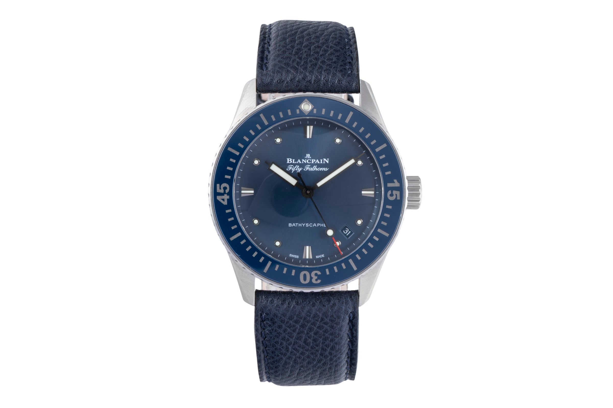 Blancpain Fifty Fathoms acier automatique montre pour hommes 5100-1140-O52A	  [2506257]