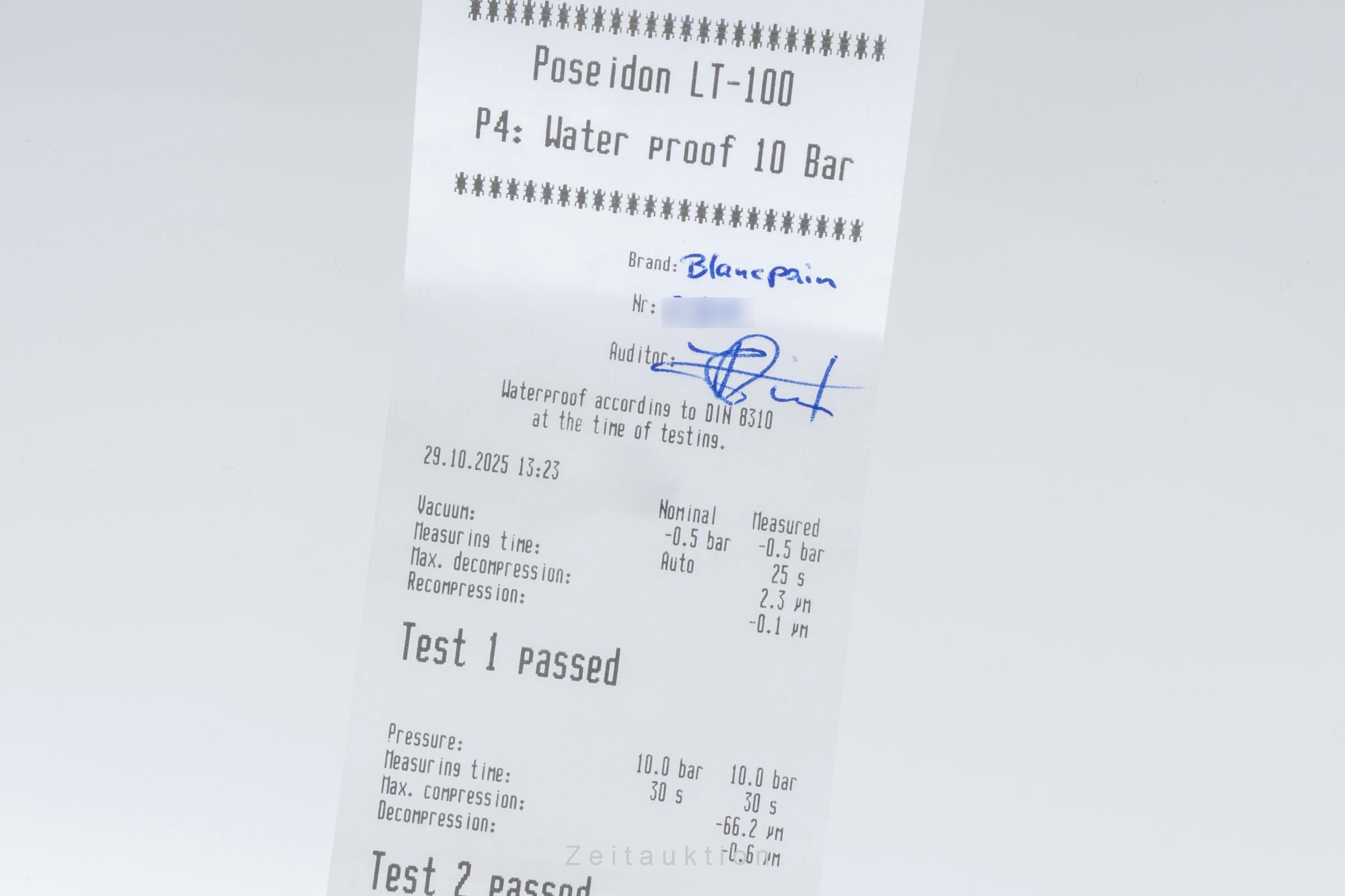 Blancpain Fifty Fathoms Bathyscaphe Stahl Automatik Ref. 5100-1140-O52A Papiere [2506257]