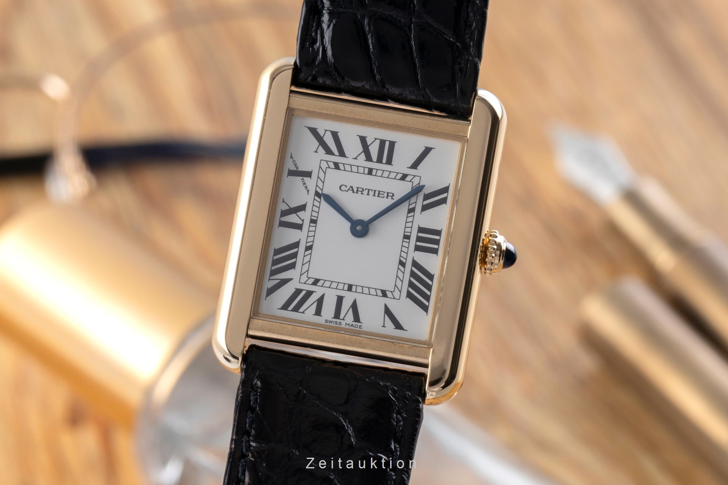 Cartier Tank or 18 ct quartz montre pour femmes W5200002  [2506262]