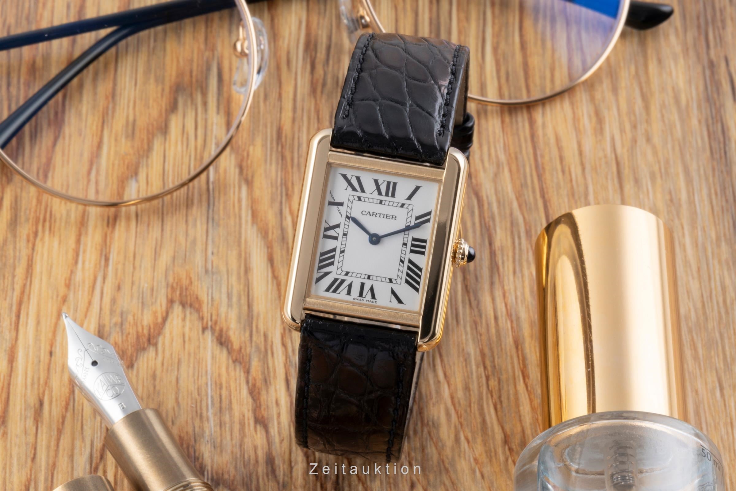 Cartier Tank or 18 ct quartz montre pour femmes W5200002  [2506262]