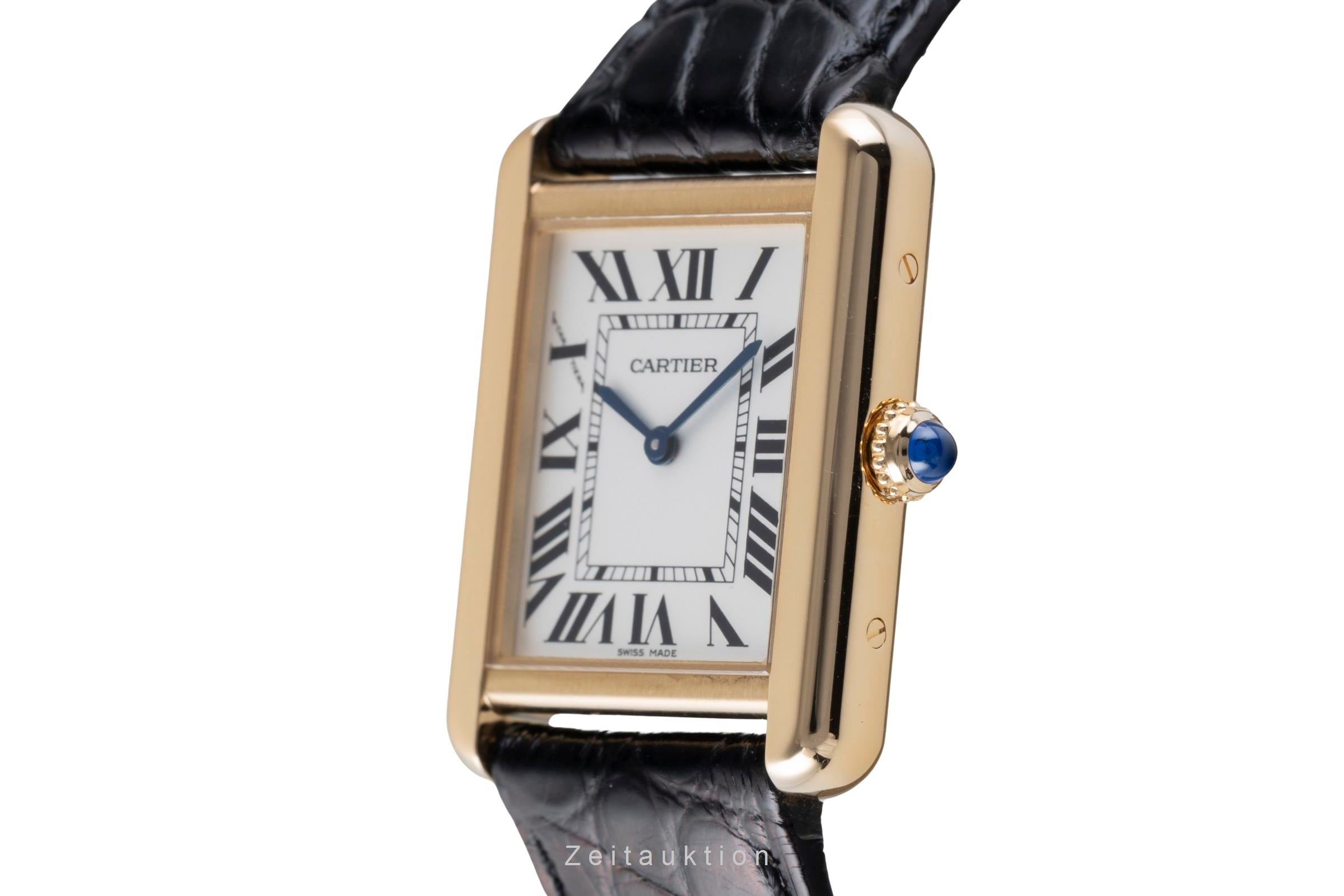 Cartier Tank or 18 ct quartz montre pour femmes W5200002  [2506262]