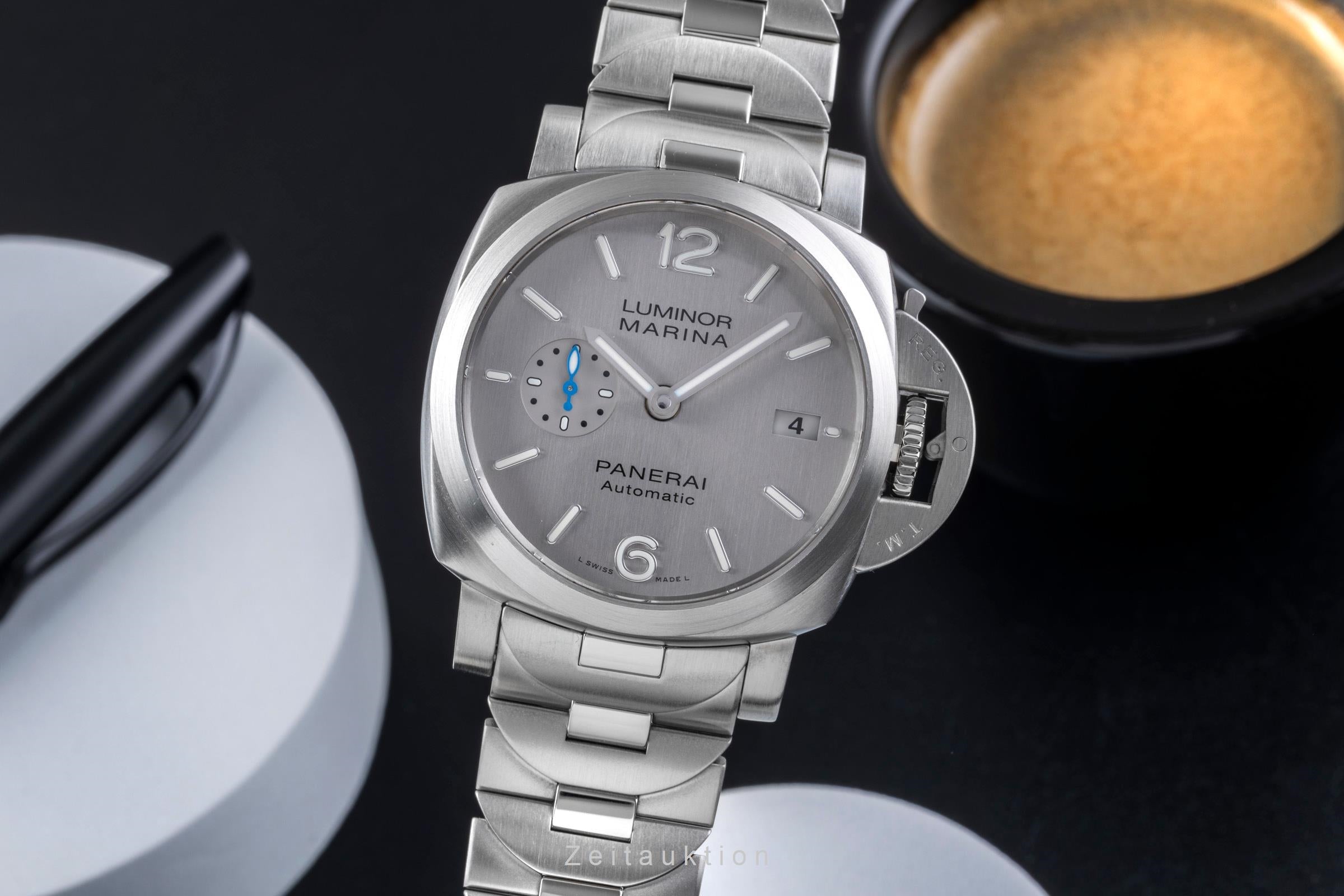 Panerai Luminor Marina acier automatique montre pour hommes PAM00977  [2506263]