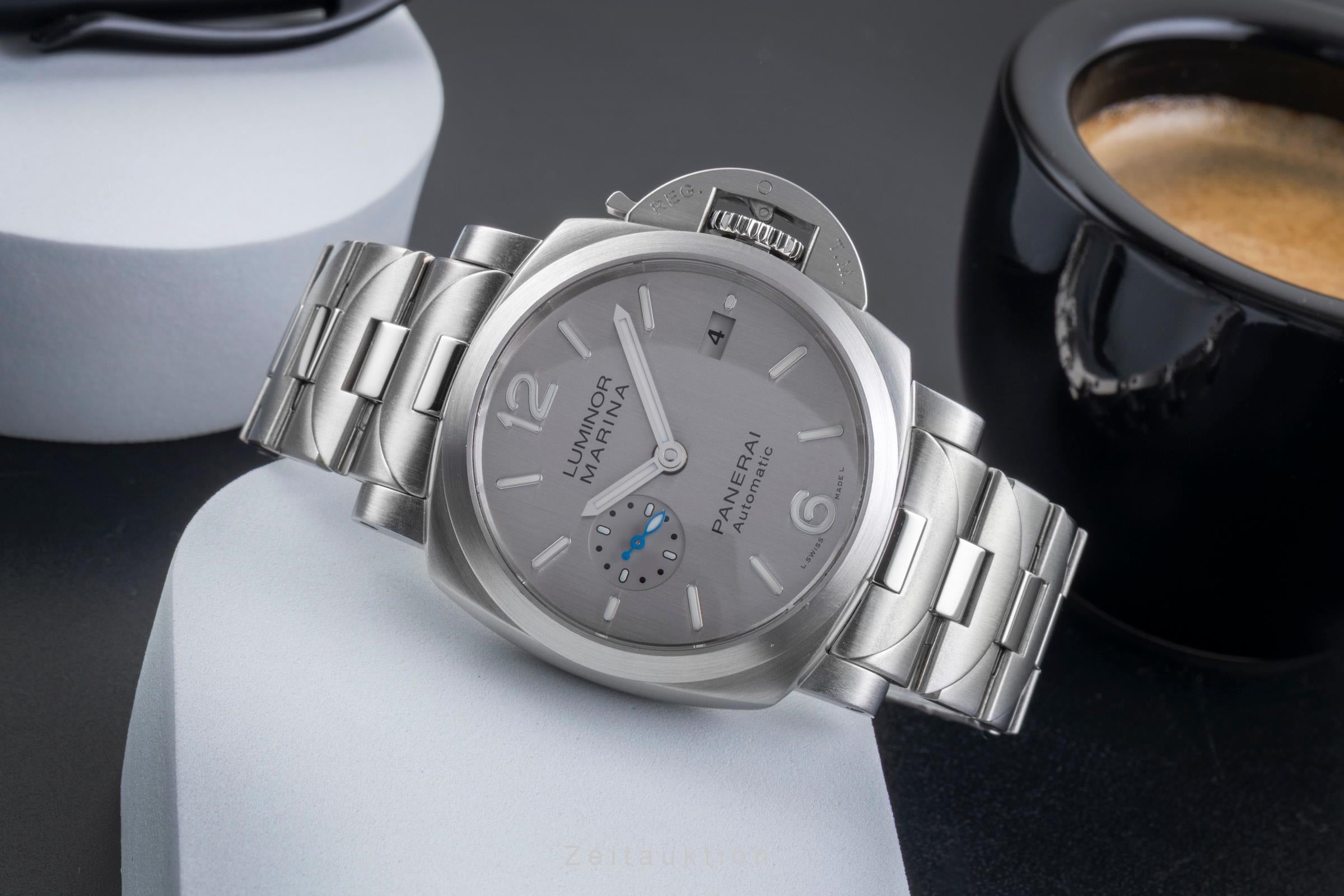 Panerai Luminor Marina acier automatique montre pour hommes PAM00977  [2506263]