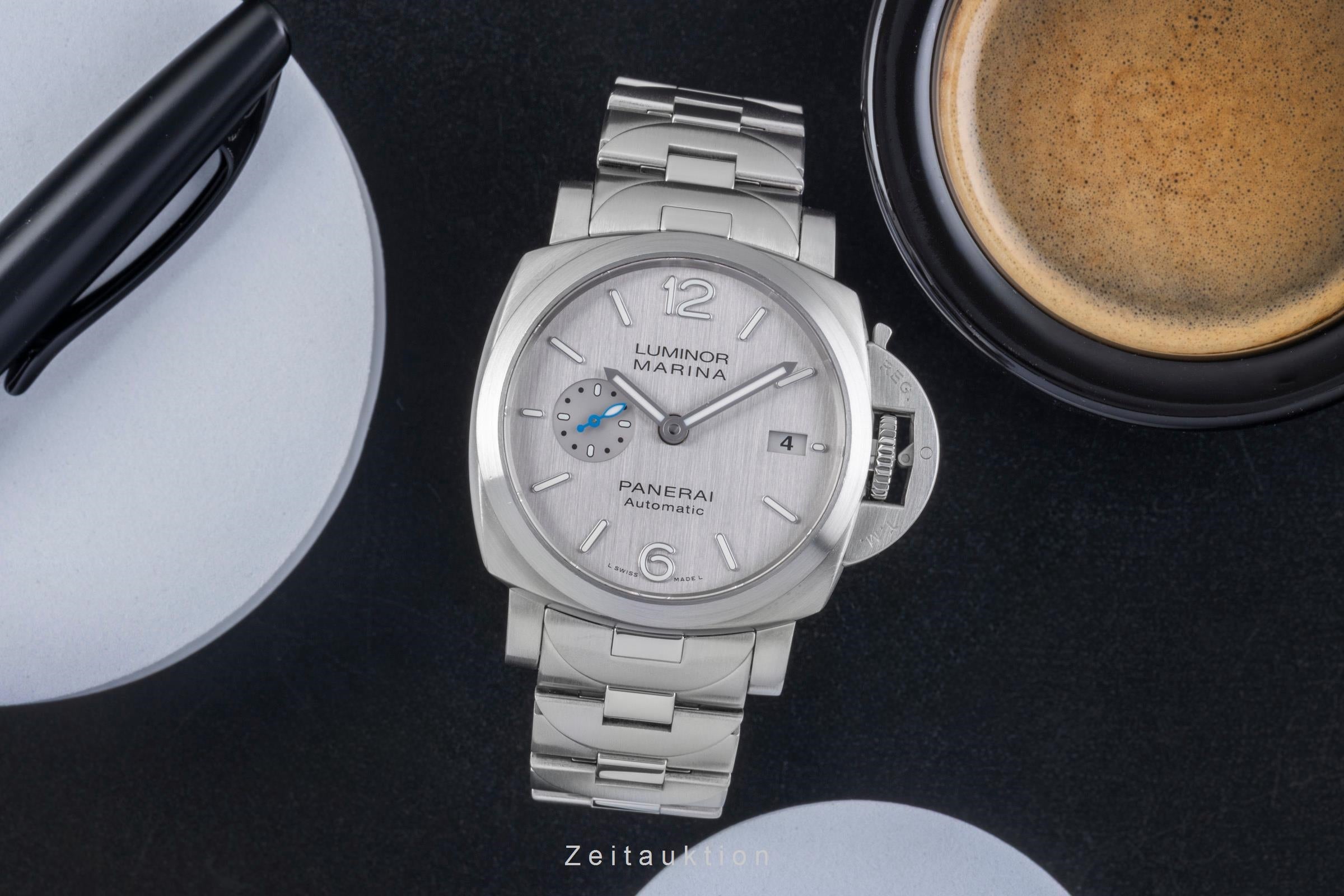 Panerai Luminor Marina acier automatique montre pour hommes PAM00977  [2506263]