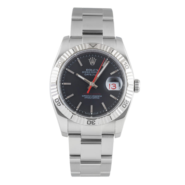 Rolex Datejust Turn-O-Graph Stahl / Weissgold Automatik Herrenuhr Ref. 116264  [2506264]