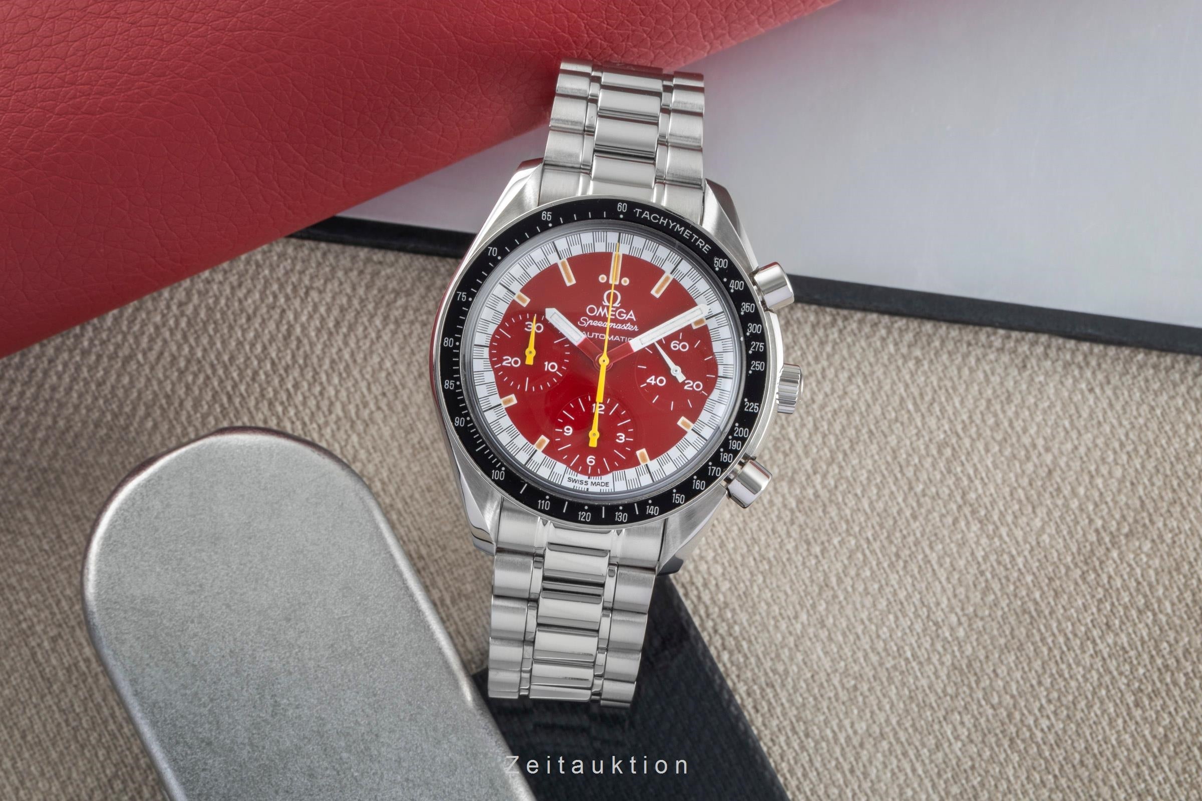 Omega Speedmaster chronograph steel automatic Kal. 1143 Ref