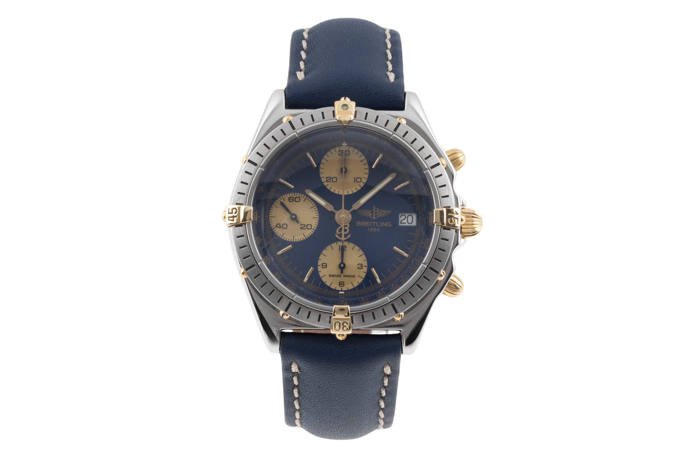 Breitling Chronomat chronograph steel / gold automatic men's watch B13048  [2506266]
