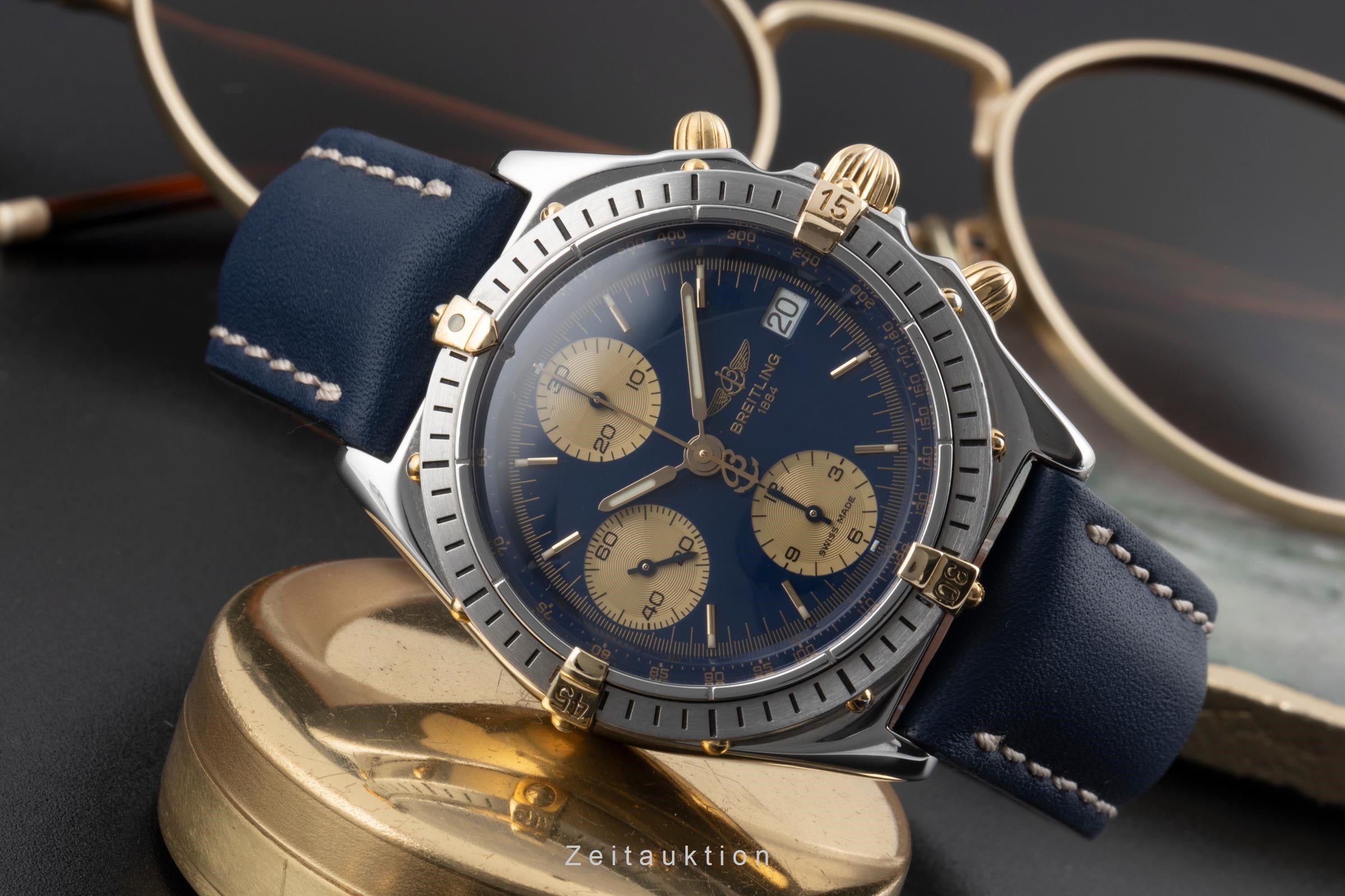 Breitling Chronomat chronographe acier / or  automatique montre pour hommes B13048  [2506266]