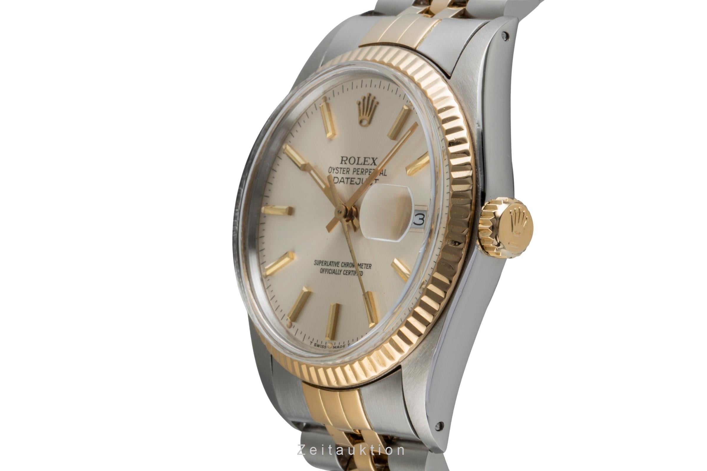 Rolex Datejust steel / gold automatic men's watch 16013  [2506279]